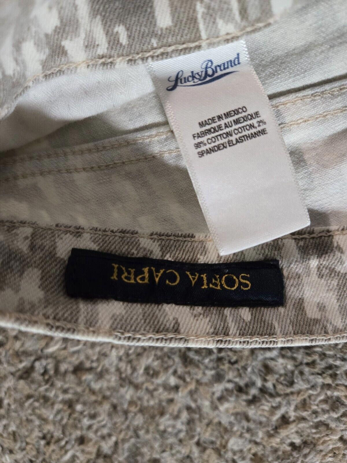 Lucky Brand Lucky Brand Jeans Sofia Capri Womens Sz 6/28 Mid-Rise Taper Size 28" / US 6 / IT 42 - 8 Thumbnail