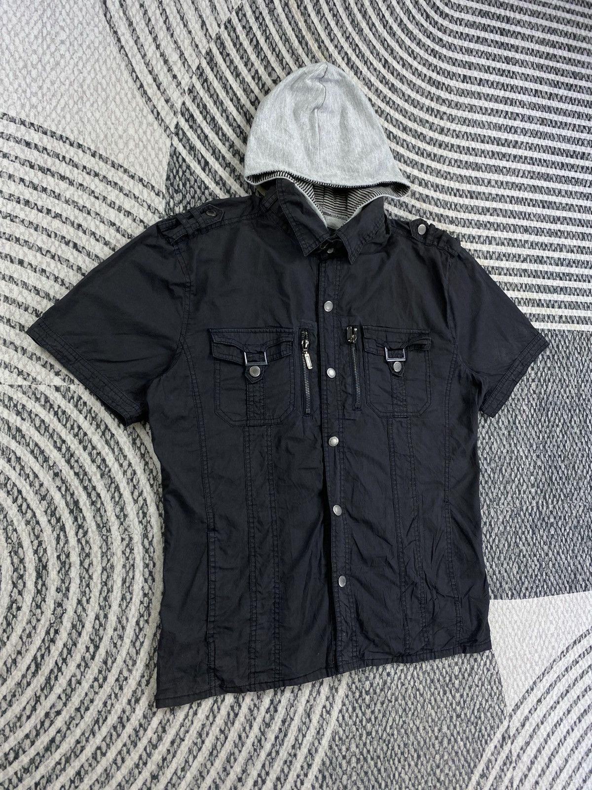 In The Attic Vtg In The Attic Shortsleeve Hooded Zipper Size US M / EU 48-50 / 2 - 3 Thumbnail