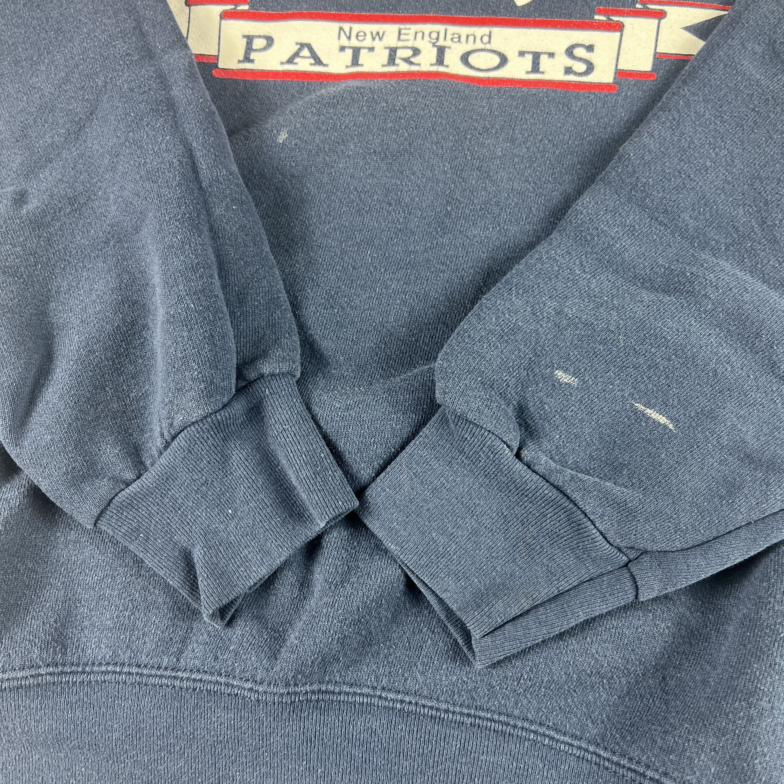 NFL × Vintage Y2K AFC Champ New England Patriots Sweatshirt Faded Crewneck Size US L / EU 52-54 / 3 - 2 Thumbnail