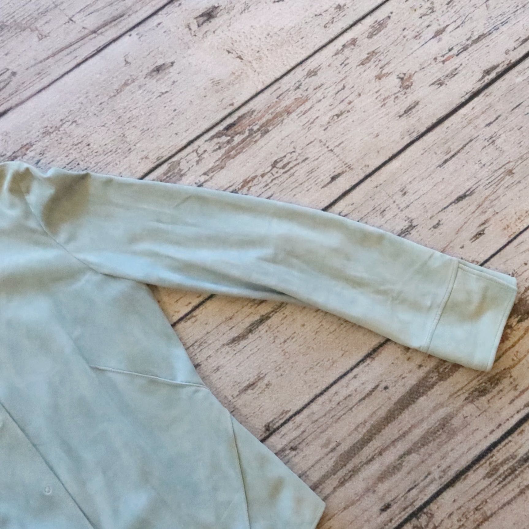 Loro Piana VTG Loro Piana Suede Leather Jacket Women - 46 Blue Overcoat Jacket Size L / US 10 / IT 46 - 5 Thumbnail