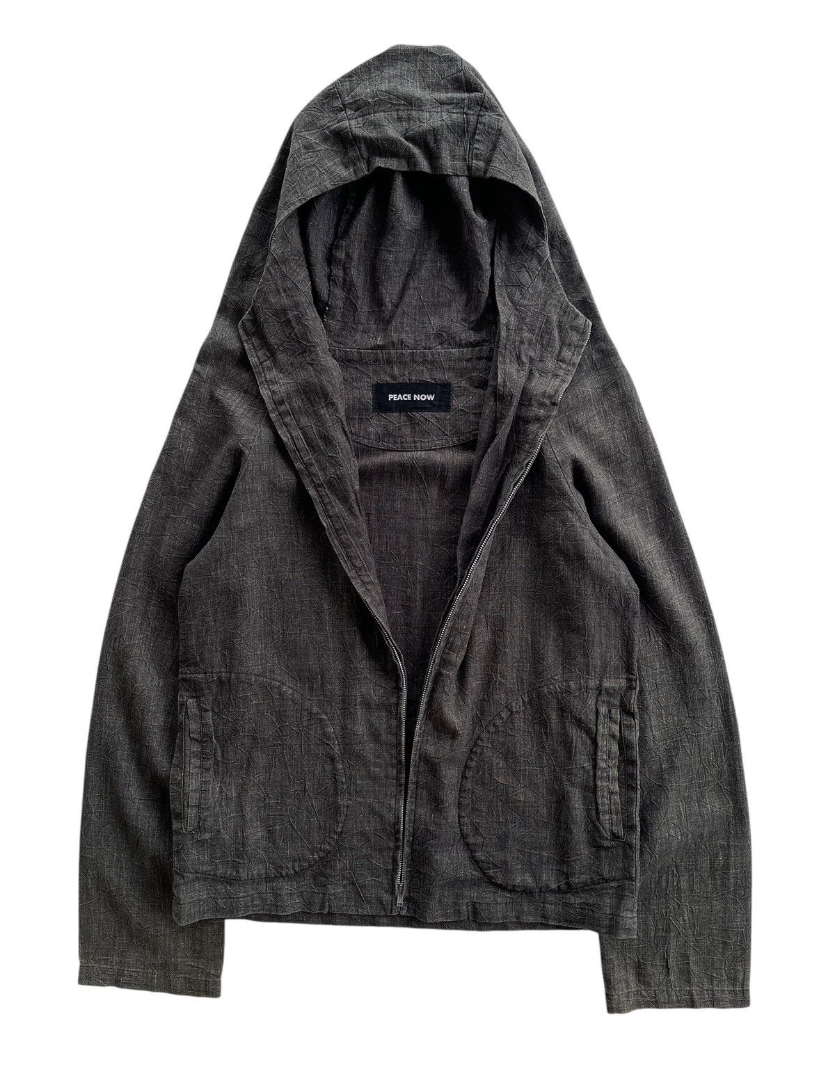 Japanese Brand Peace Now If Six Was Nine Linen Hooded Jacket Size US S / EU 44-46 / 1 - 2 Thumbnail