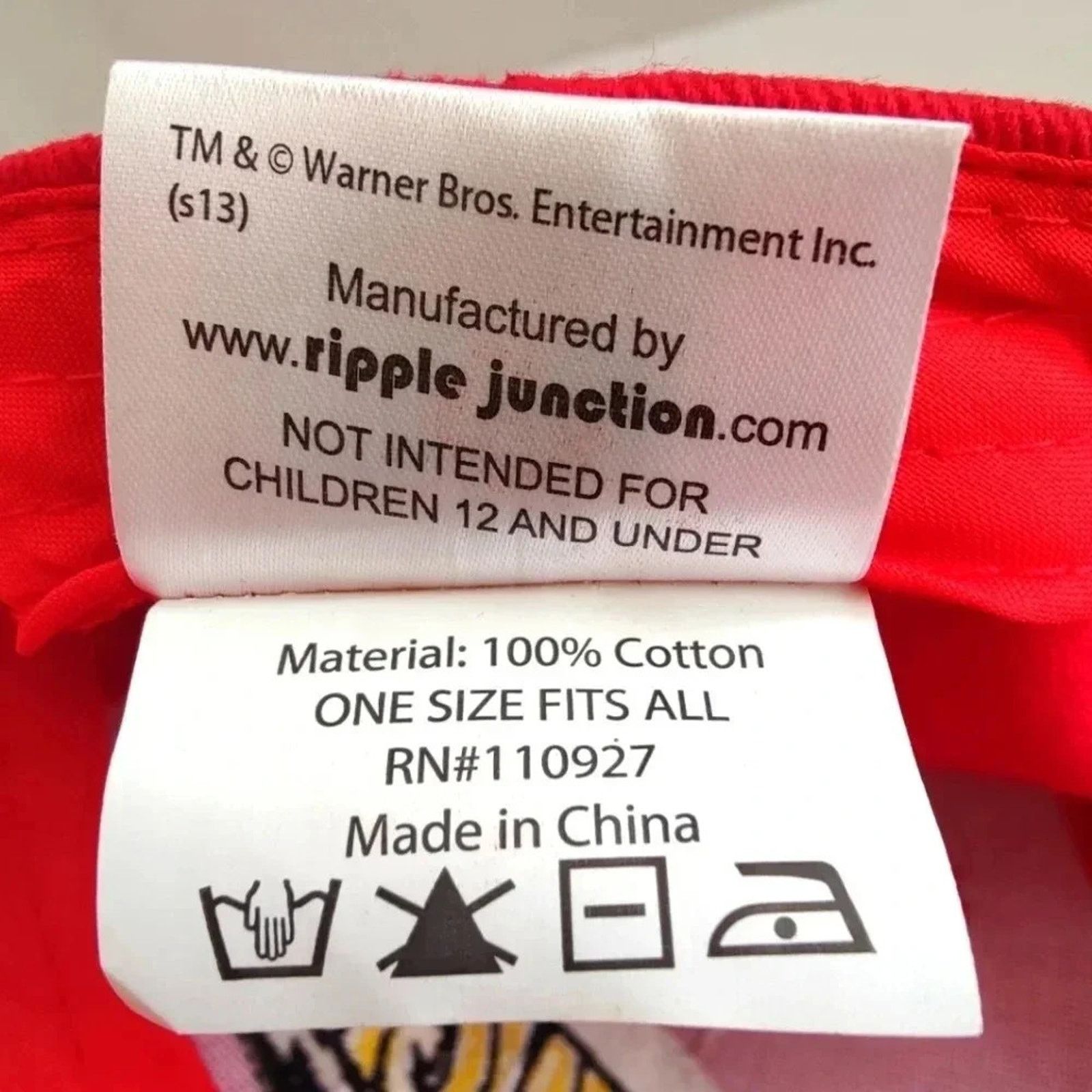 Ripple Junction Big Bang Bazinga! Snapback Hat Cap, One Size Adjustable, Red Size ONE SIZE - 7 Thumbnail