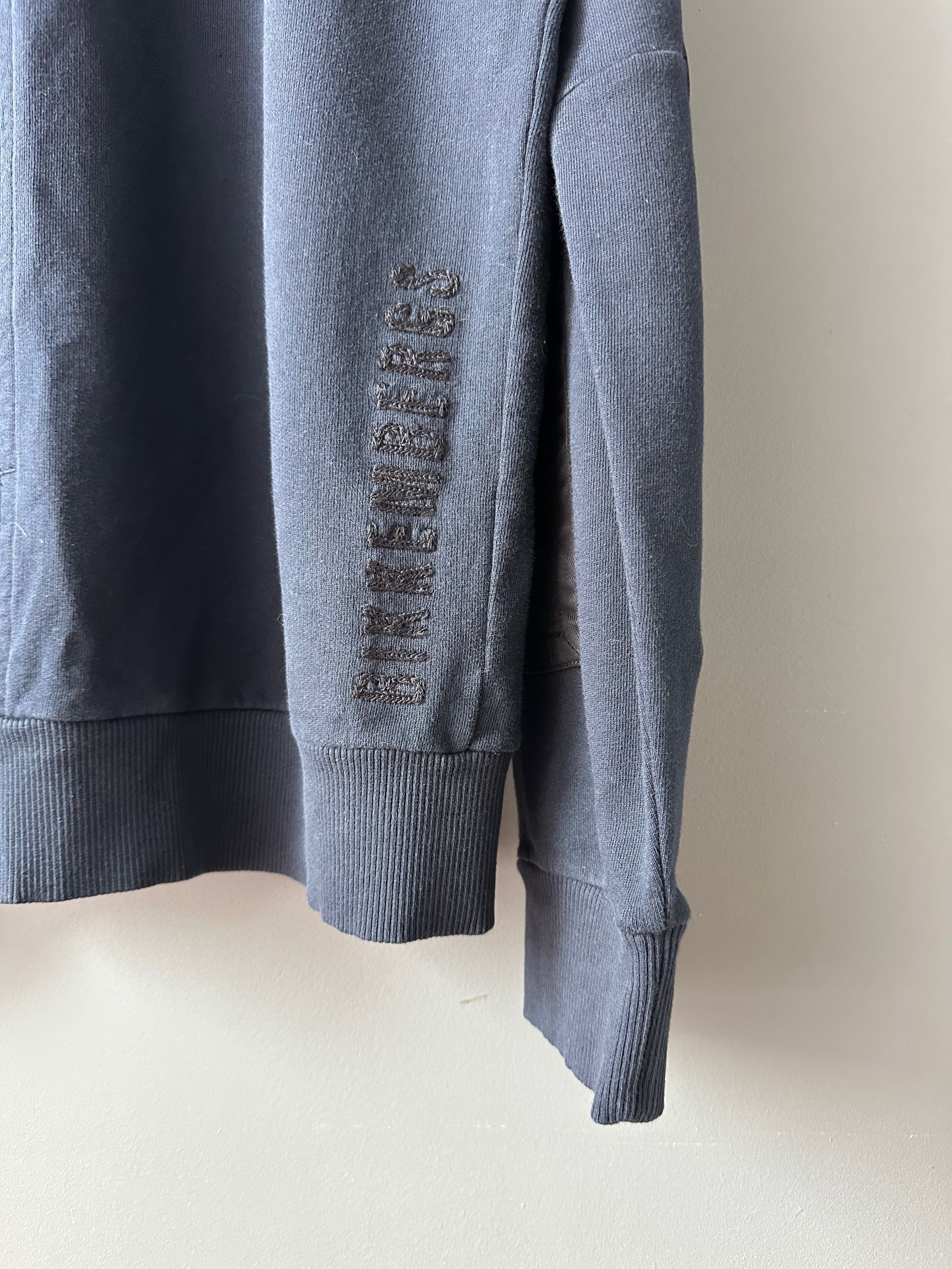 Dirk Bikkembergs NWT! Dirk Bikkembergs Navy Blue crew neck sweatshirt Size US XXL / EU 58 / 5 - 8 Thumbnail