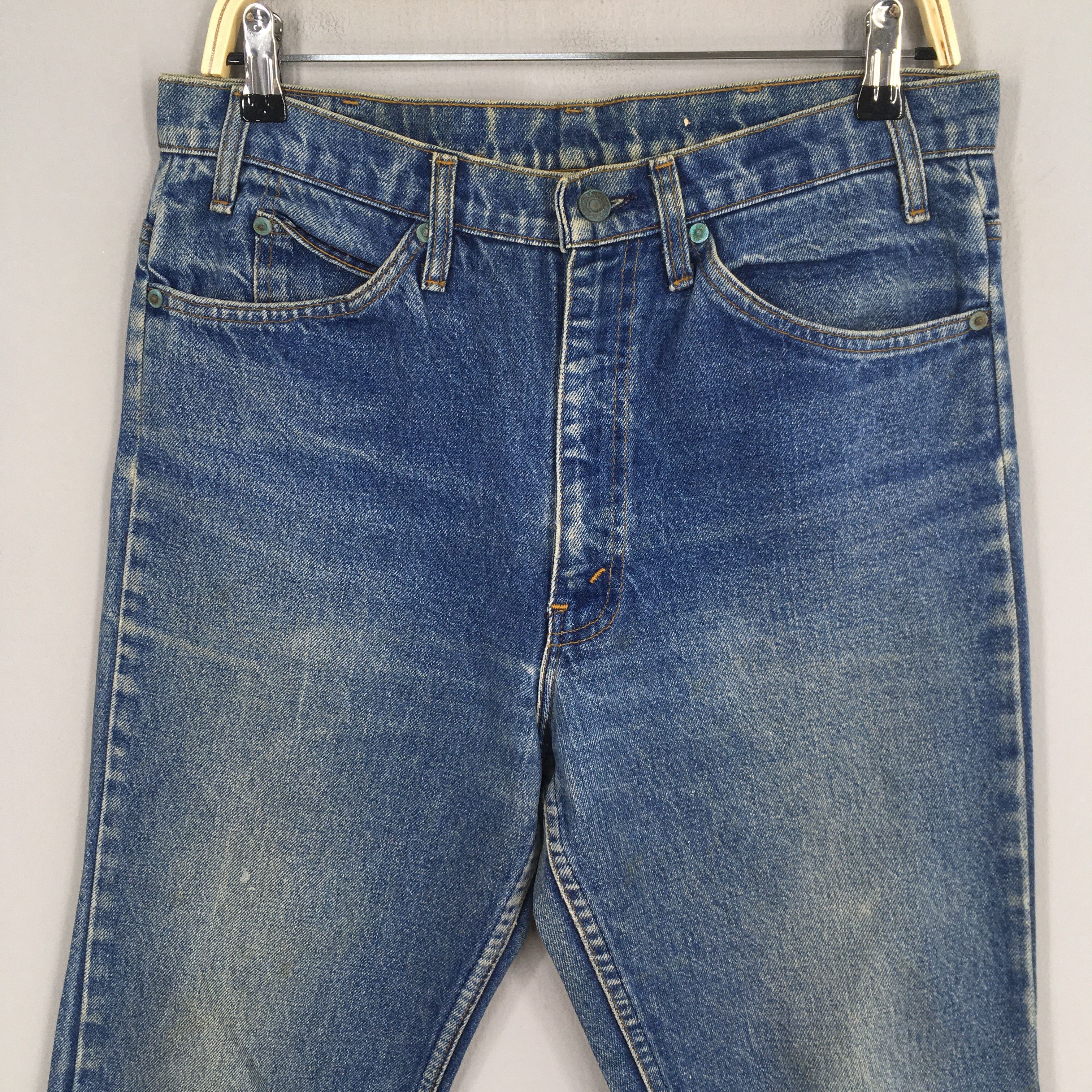 Levi's Size 31X26.5 Levi's 517 Stonewash Flare Bootcut Jeans S894 Size 31" - 2 Thumbnail