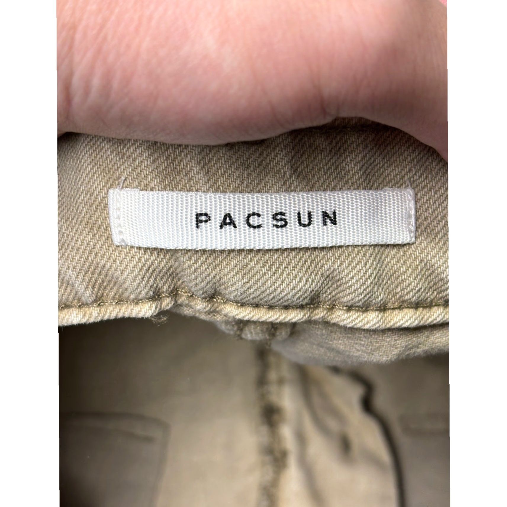 Pacsun VINTAGE PacSun Mom Jeans Tan Size 25X28 High Rise Straight Leg Casual Pants Size 42" / US 20 - 5 Thumbnail