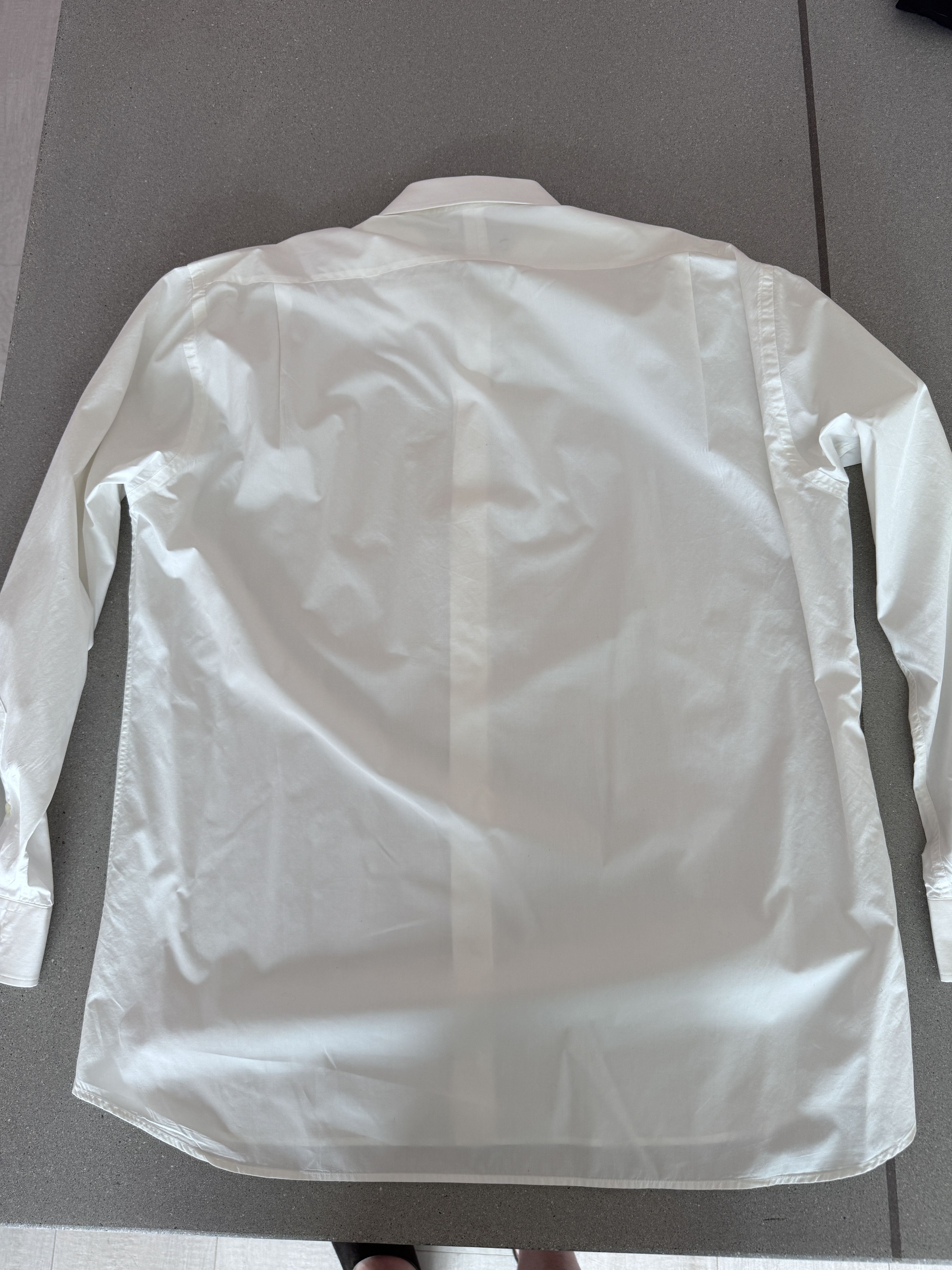 Hickey Freeman HICKEY FREEMAN - Ivory classic LS shirt Size US XL / EU 56 / 4 - 9 Thumbnail