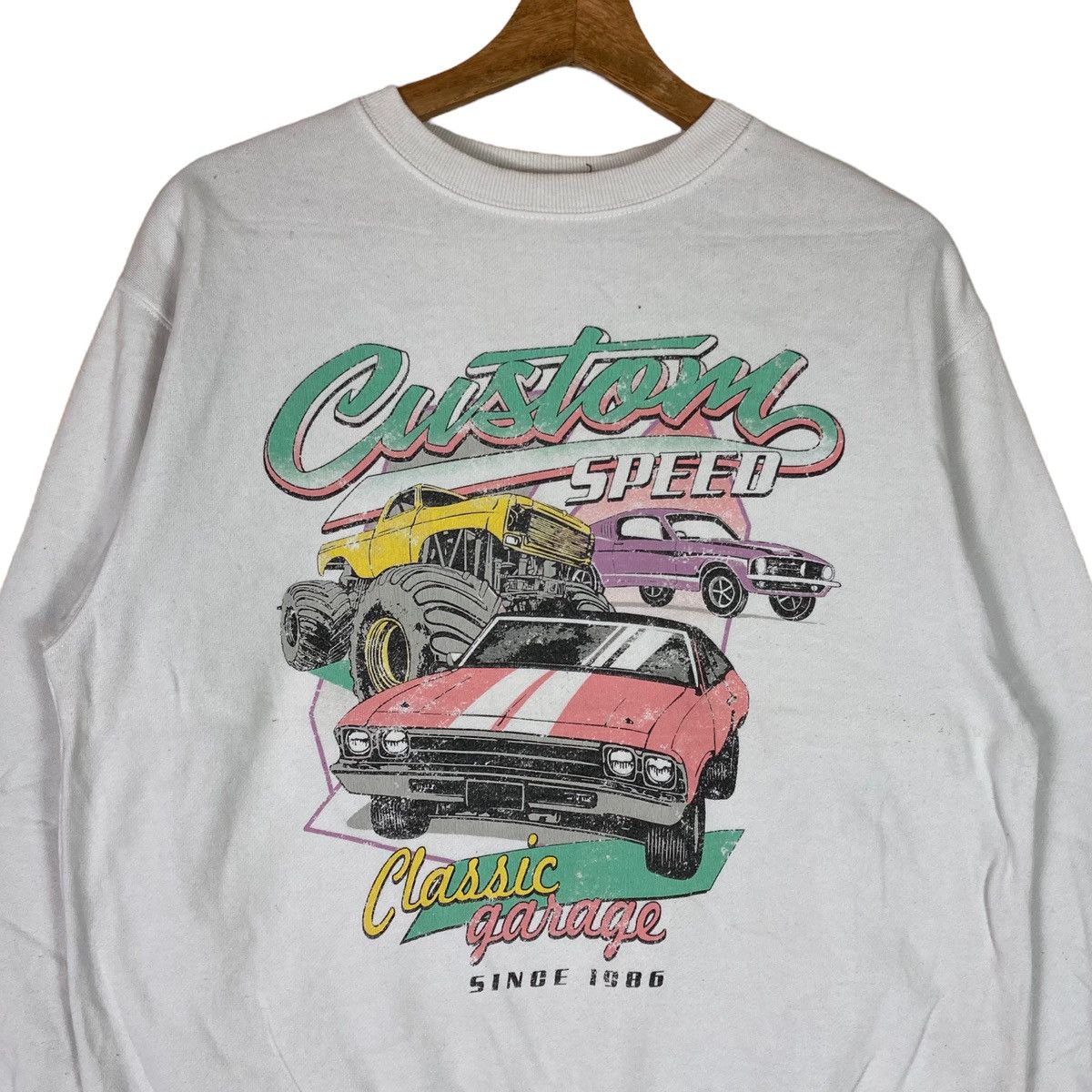 Forever 21 Vintage Forever 21 Custom Speed Pullover Jumper Sweatshirt Size US M / EU 48-50 / 2 - 2 Thumbnail