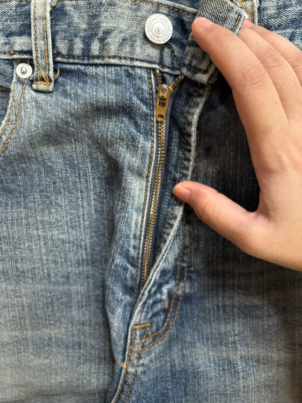 Japanese Brand Vintage Japanese Brand Mud Wash Distressed Baggy Jeans Size US 32 / EU 48 - 3 Thumbnail