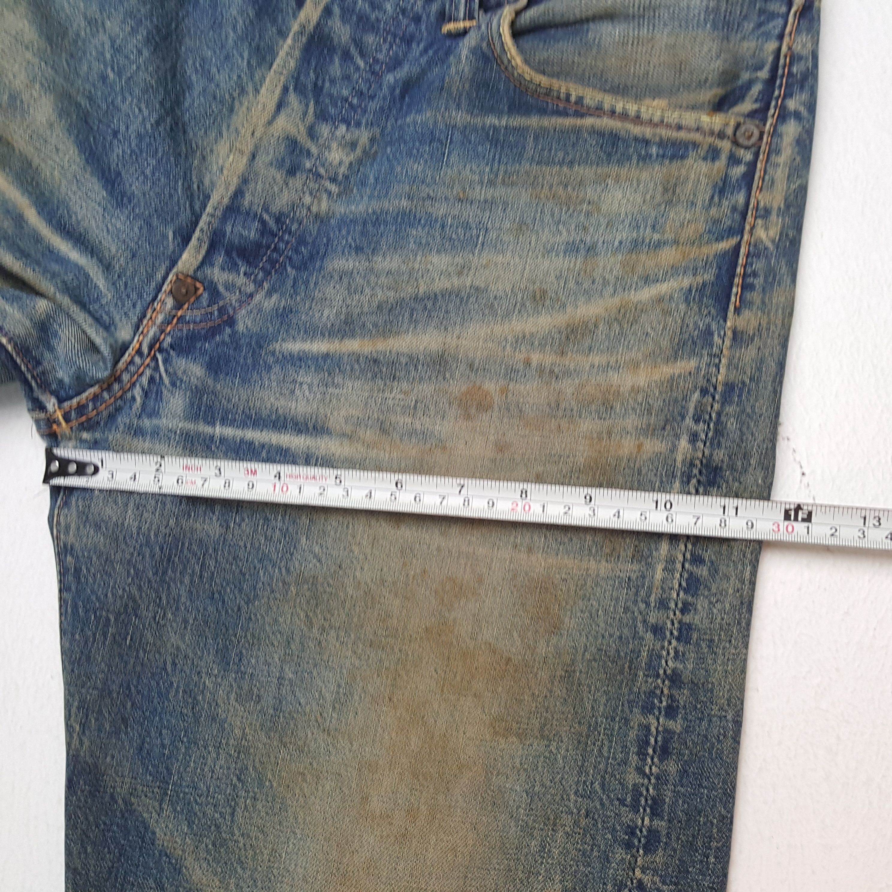 Evisu × Japanese Brand × Vintage Vintage EVISU Japanese Brand Daicock Custom Distressed Jeans Size US 30 / EU 46 - 9 Thumbnail