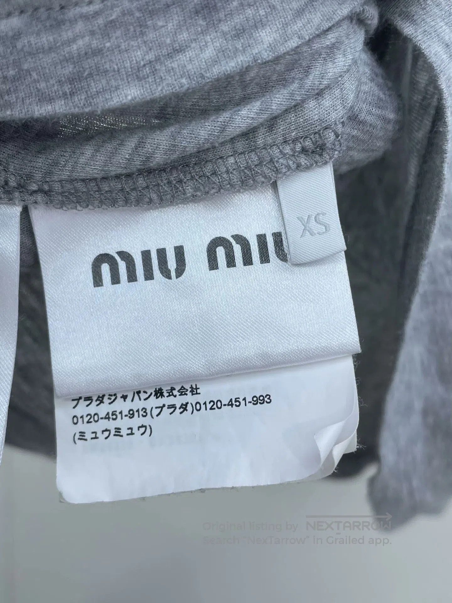 Miu Miu Miu Miu 2024 Spring Gray Short. Size XS / US 0-2 / IT 36-38 - 5 Thumbnail