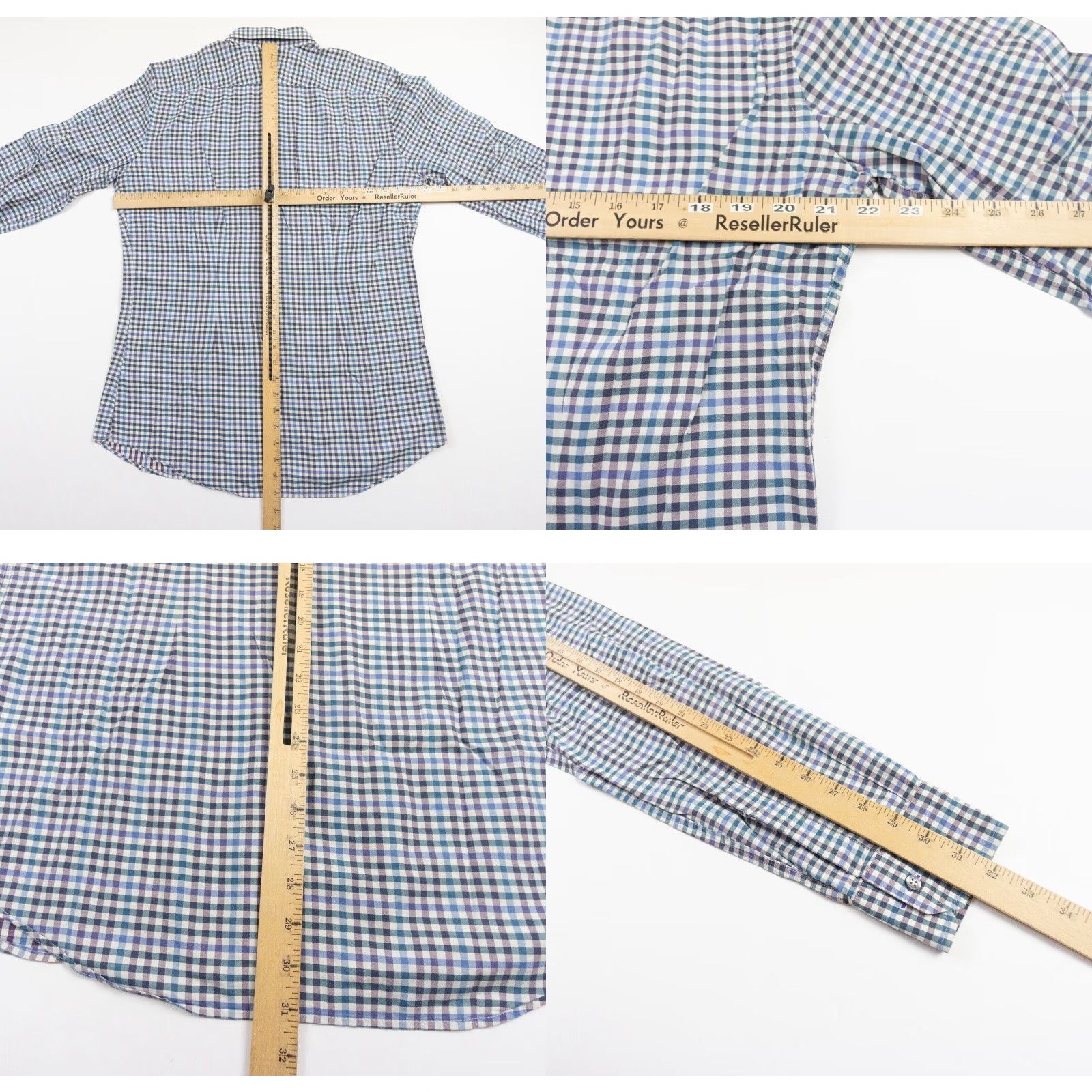 Paul Smith Paul Smith Button Up Shirt Mens 16.5 Long Sleeve Plaid Regular Fit Multicolor Preppy Size US L / EU 52-54 / 3 - 8 Thumbnail