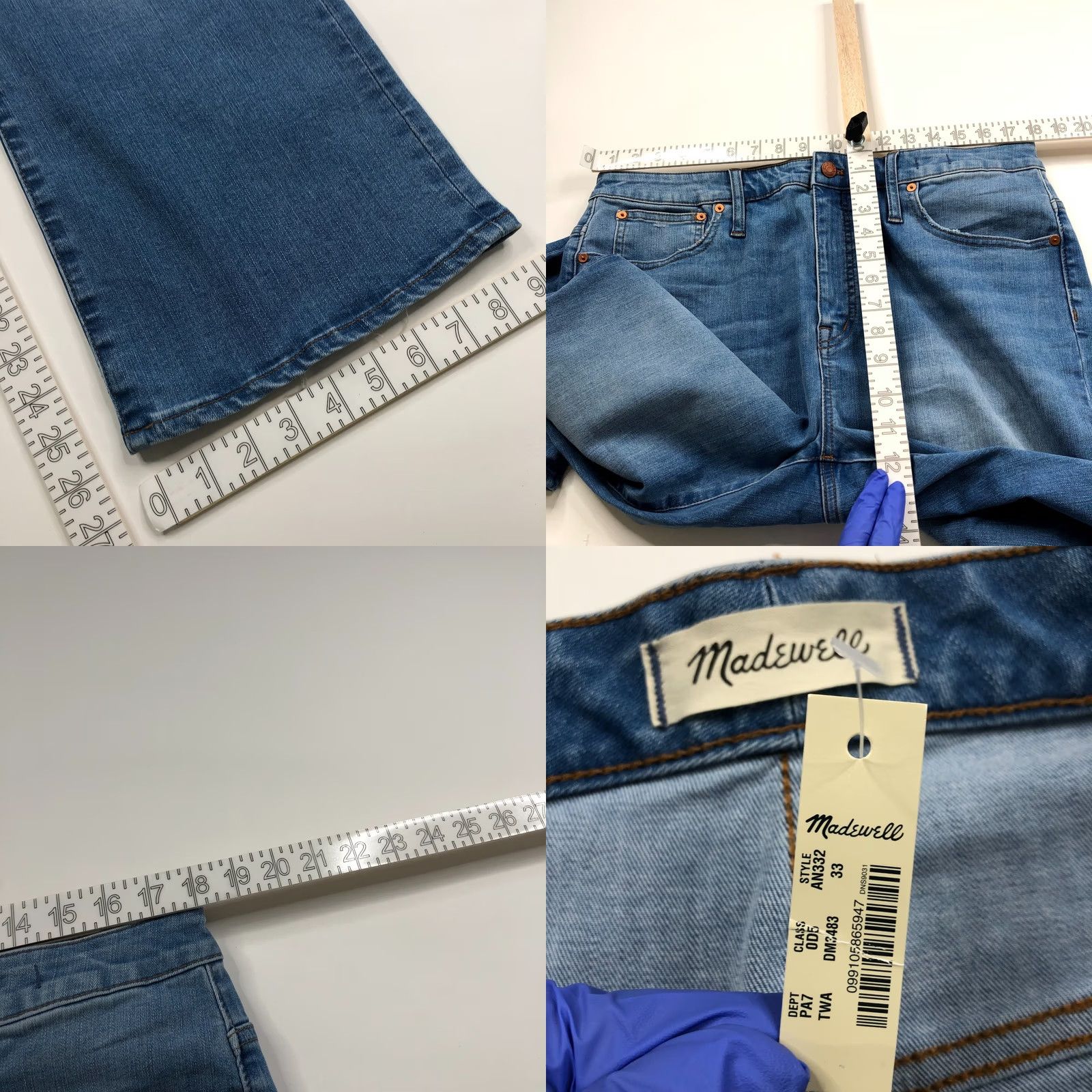 Madewell Madewell Jeans High Rise Cali Demi Boot NEW 33 (Fits 36W 26L) Size 24" / US 00 / IT 34 - 8 Thumbnail