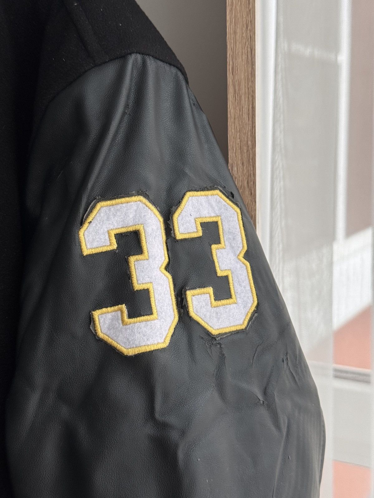 NHL × Vintage Vintage Burgdorf EHC Black University Varsity Bomber Jacket Size US M / EU 48-50 / 2 - 10 Thumbnail