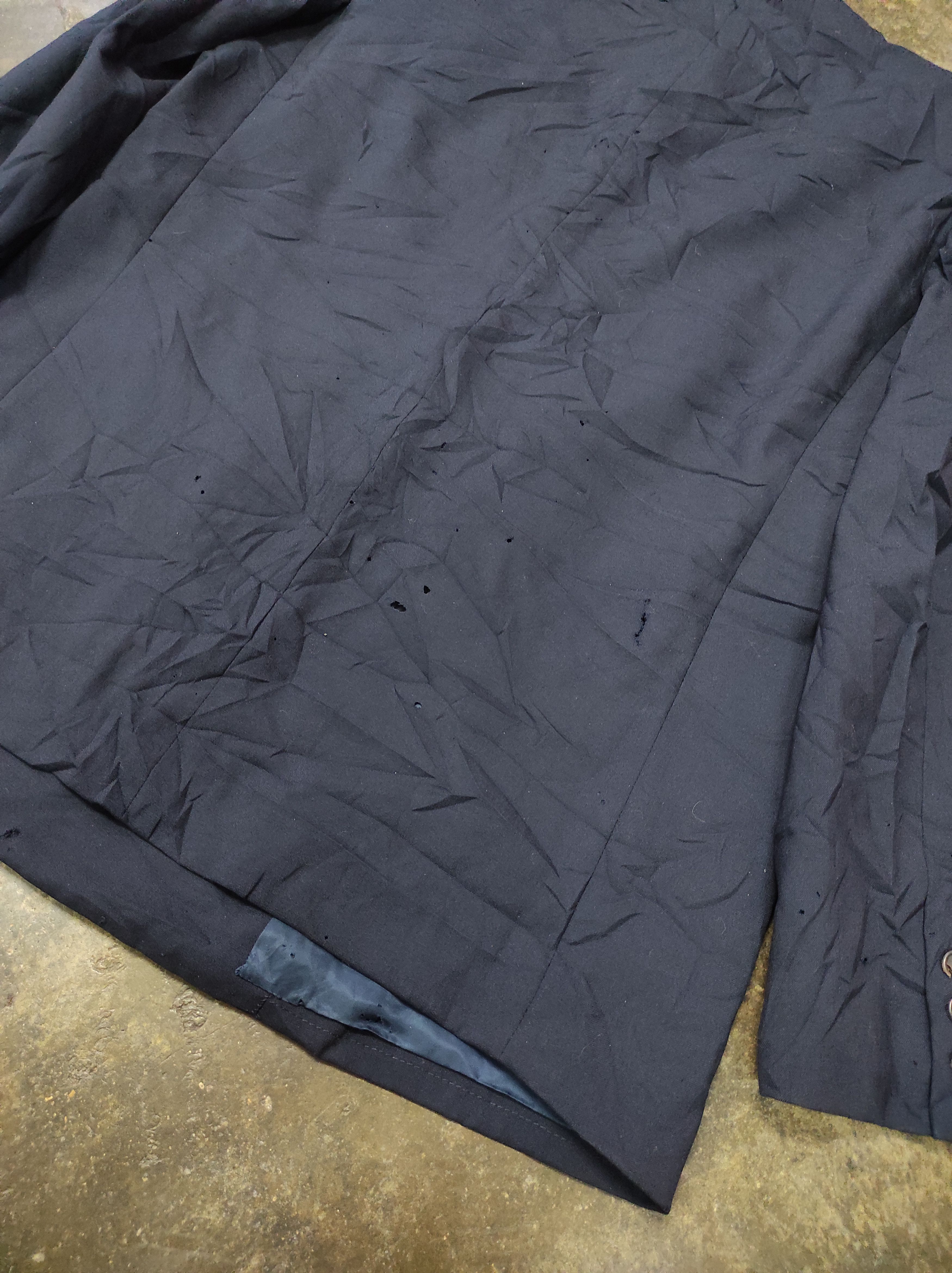 Y's for Men LQ YS FOR MEN VTG DOUBLE BREASTED BLAZER JACKET DISTRESSED Size 42R - 9 Thumbnail