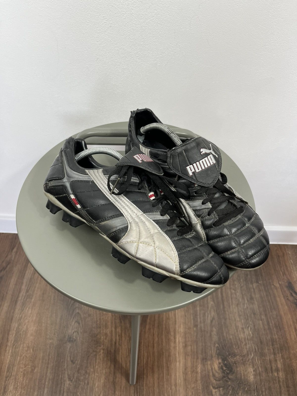 Puma Vintage Puma Soccer Cleats Leather Football Boots 45 US 11.5 Size US 11.5 / EU 44-45 - 1 Thumbnail
