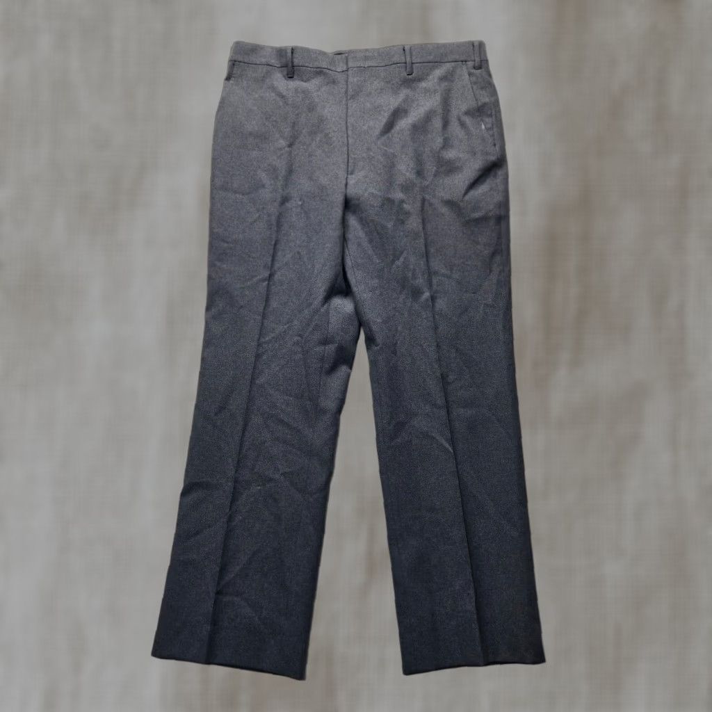 Vintage VISA Gray Pants Regular Men 38R Pockets Straight Inseam 30 in Dress Uniform Style America’s Freedom Size US 38 / EU 54 - 1 Thumbnail