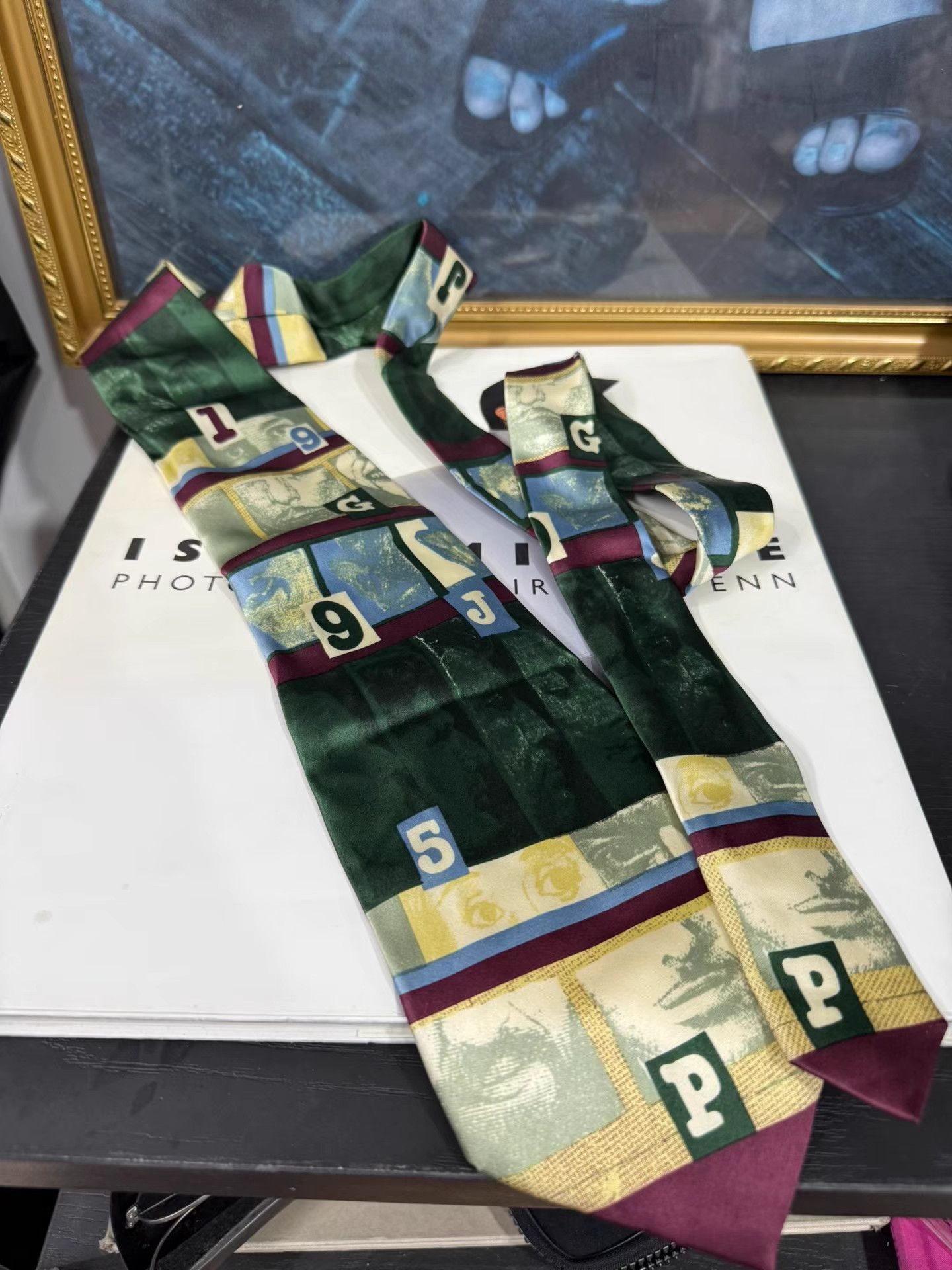 Jean Paul Gaultier JEAN PAUL GAULTIER Pop Art Silk Tie K20 Size ONE SIZE - 1 Thumbnail
