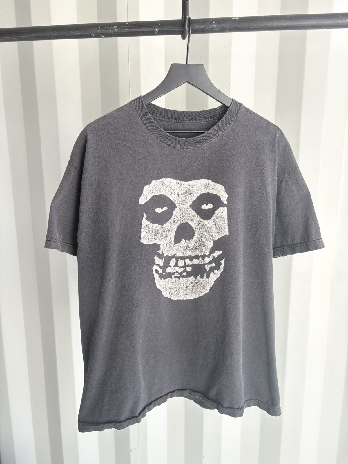Band Tees Vintage Misfits Shirt Faded Distressed GRUNGE Band Size US XL / EU 56 / 4 - 1 Thumbnail