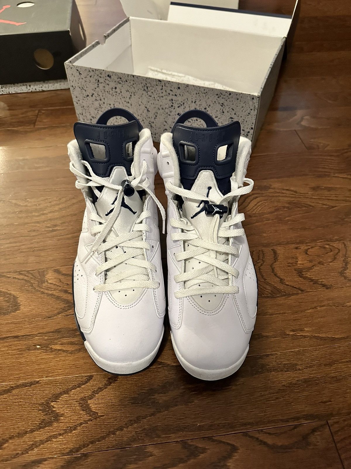 Jordan Brand Air Jordan 6 Midnight Navy Size US 13 / EU 46 - 2 Thumbnail
