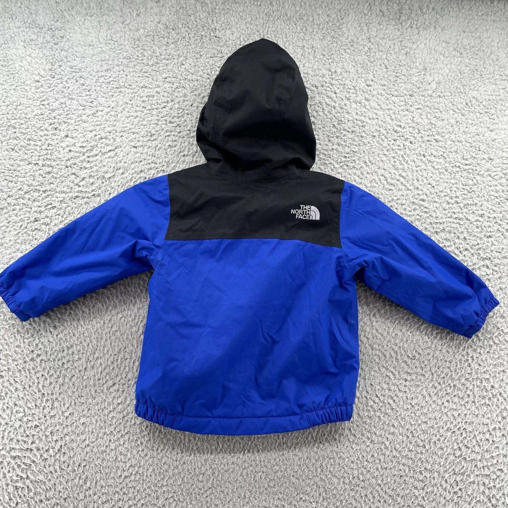 The North Face Dryvent Jacket Kids 6-12 M Blue Unisex Puffer Sherpa Lined Waterproof