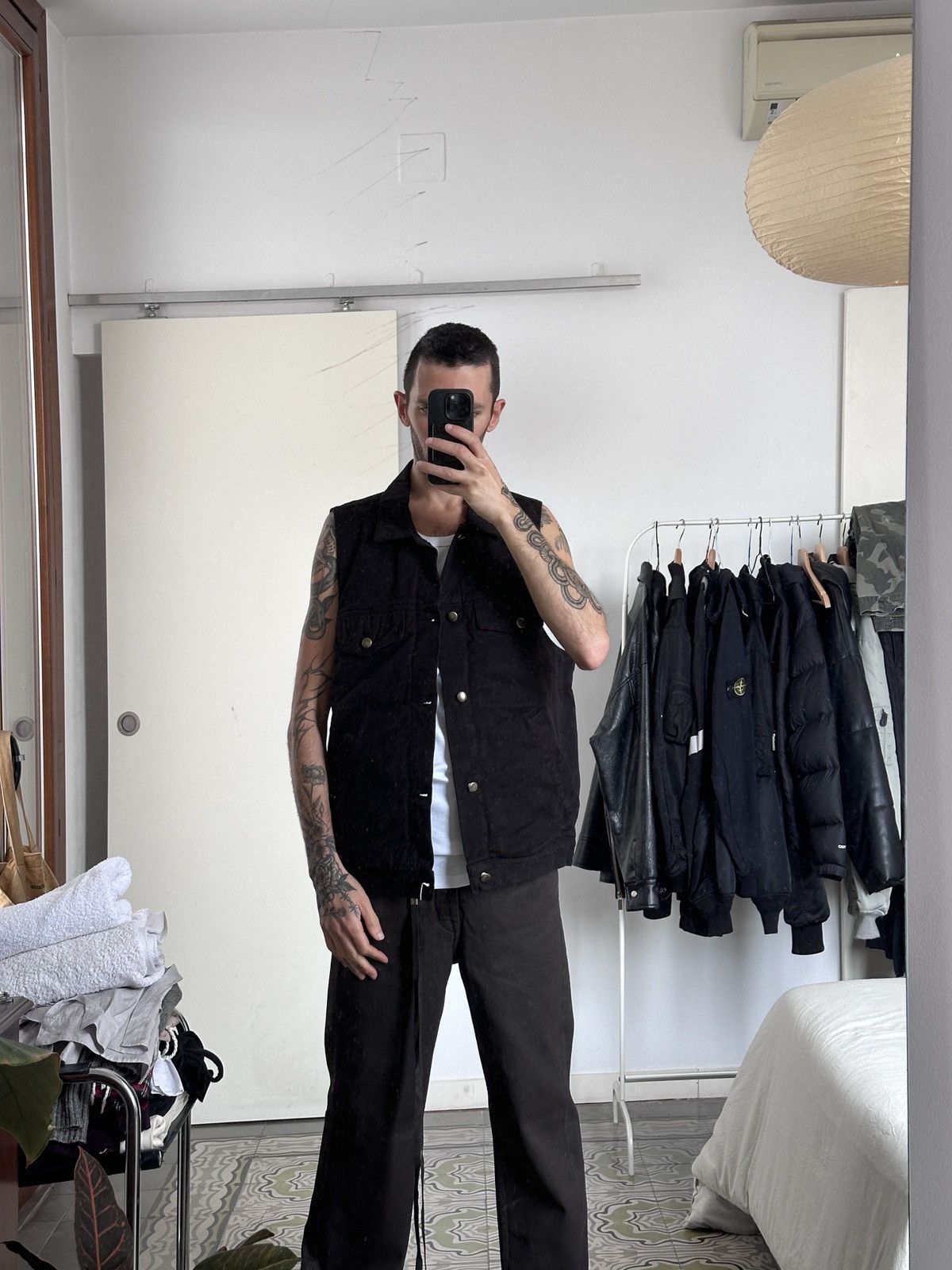 Ann Demeulemeester Ann Demeulemeester Denim Vest Size US M / EU 48-50 / 2 - 1 Thumbnail