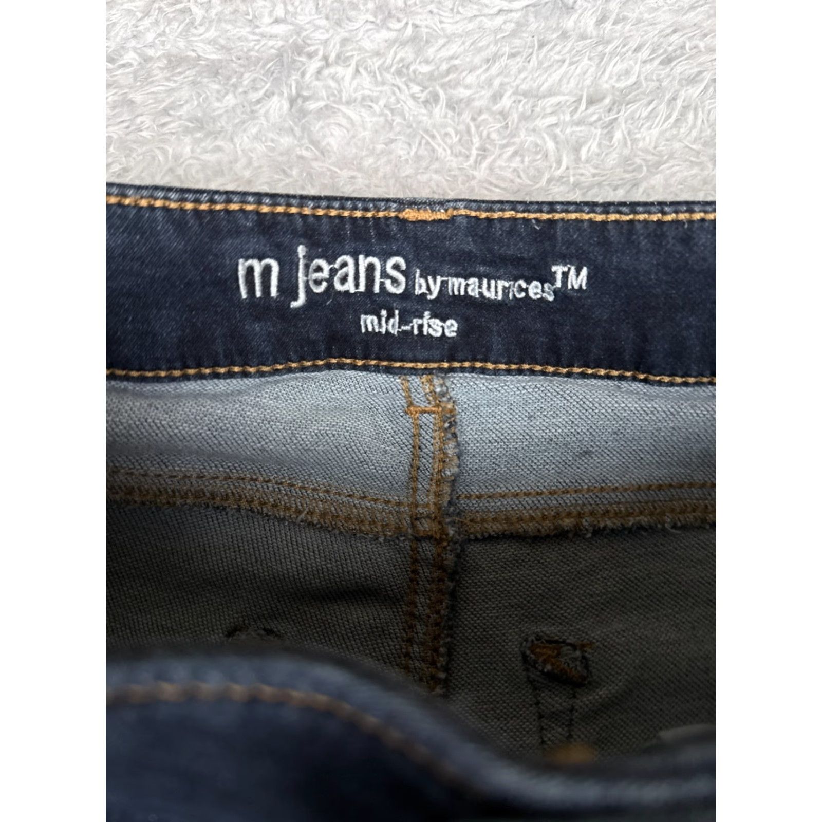 Vintage Maurices Jeans Women’s Small Blue Skinny Tapered Regular 28x30 Denim Cotton Blend 5-Pocket USA 90s Theme Mens/Womens Size 28" / US 6 / IT 42 - 6 Thumbnail