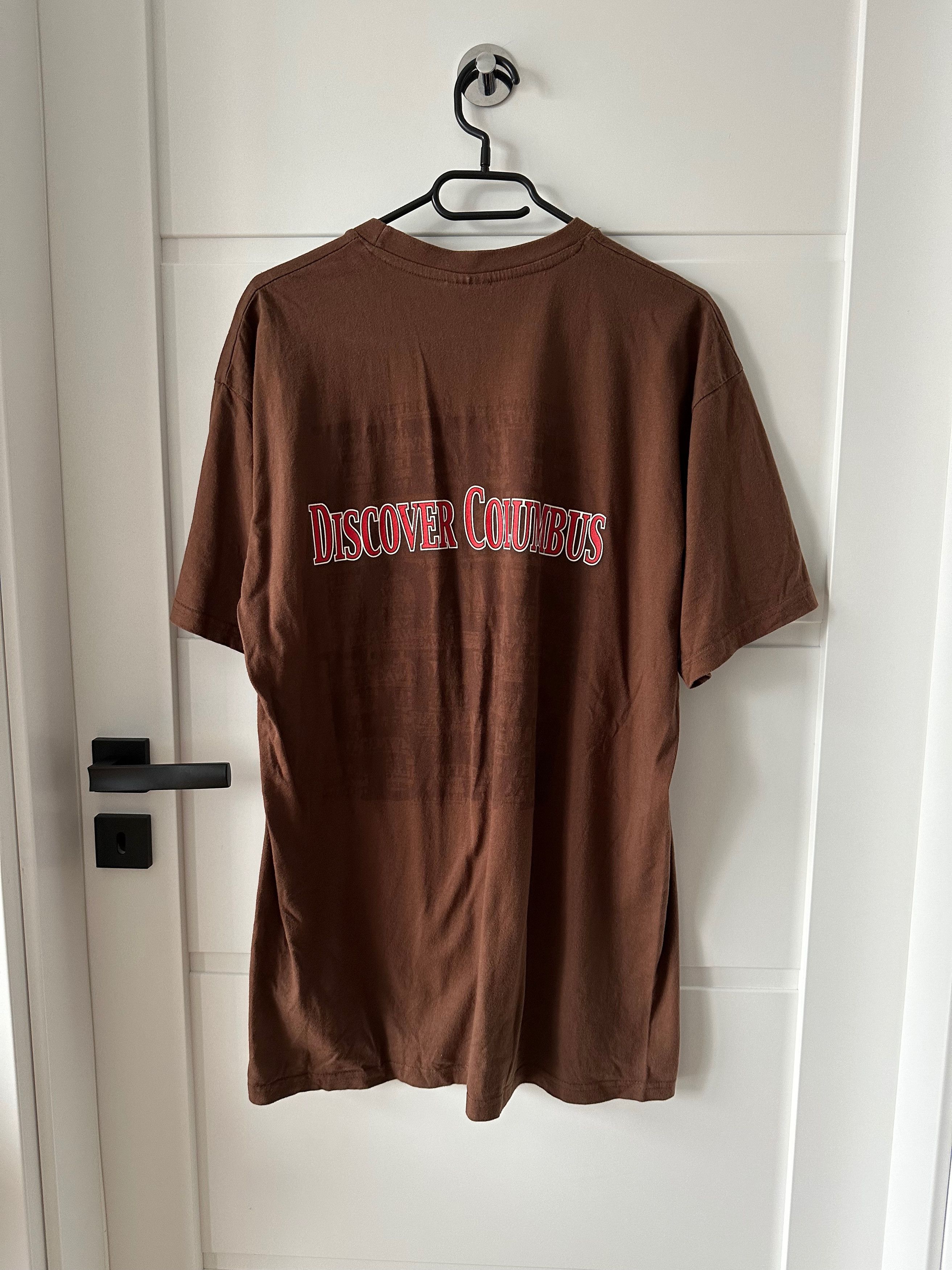 The Game Fifth Dawn Discover Columbus Vintage brown t shirt XL Size US XL / EU 56 / 4 - 5 Thumbnail