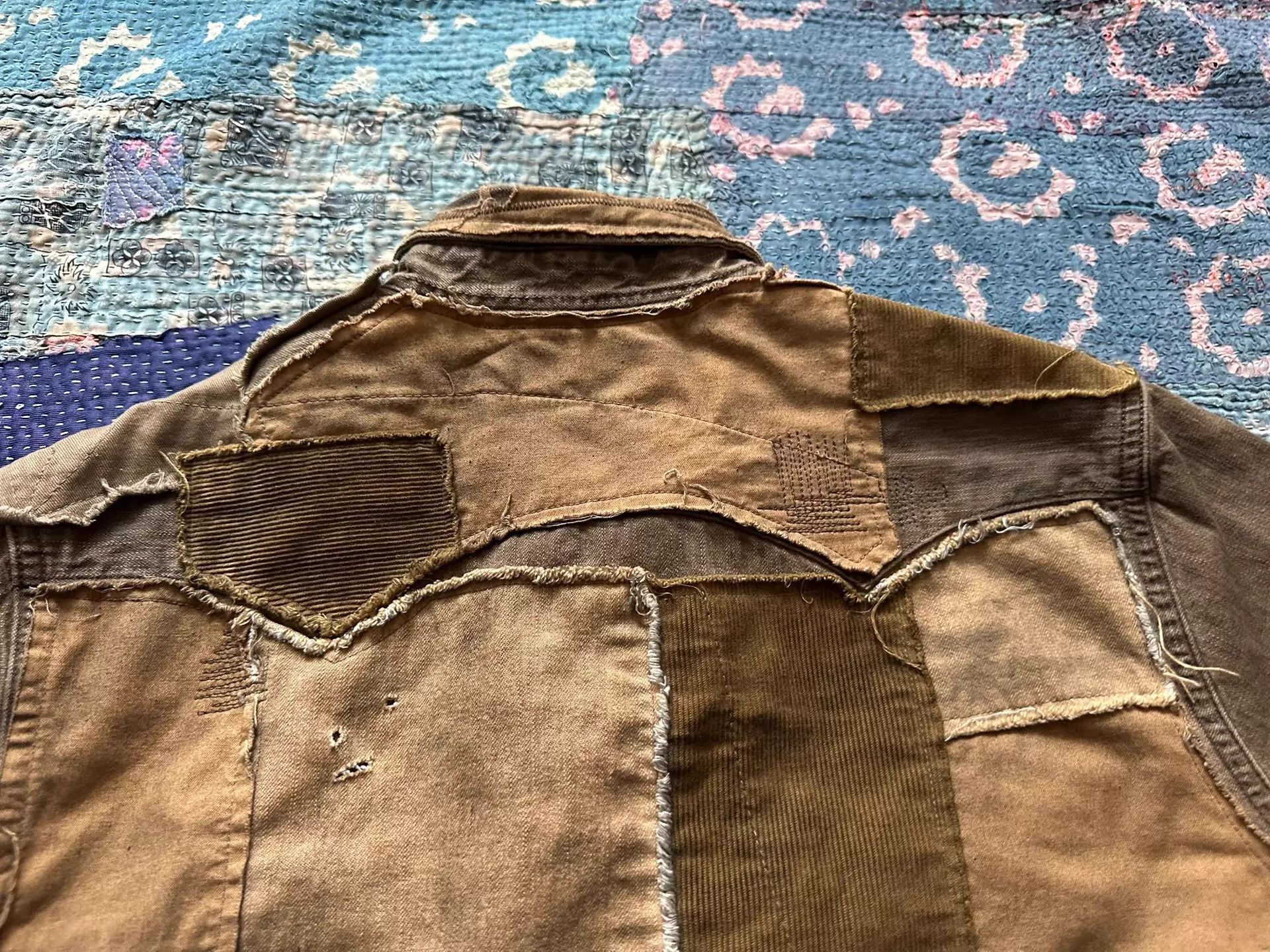 RRL Ralph Lauren RRL Patchwork Distressed Limited Shirt Size US S / EU 44-46 / 1 - 4 Thumbnail