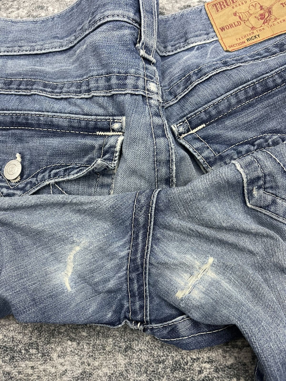 True Religion Vintage True Religion Section Ricky Distressed Denim Size US 33 - 13 Thumbnail
