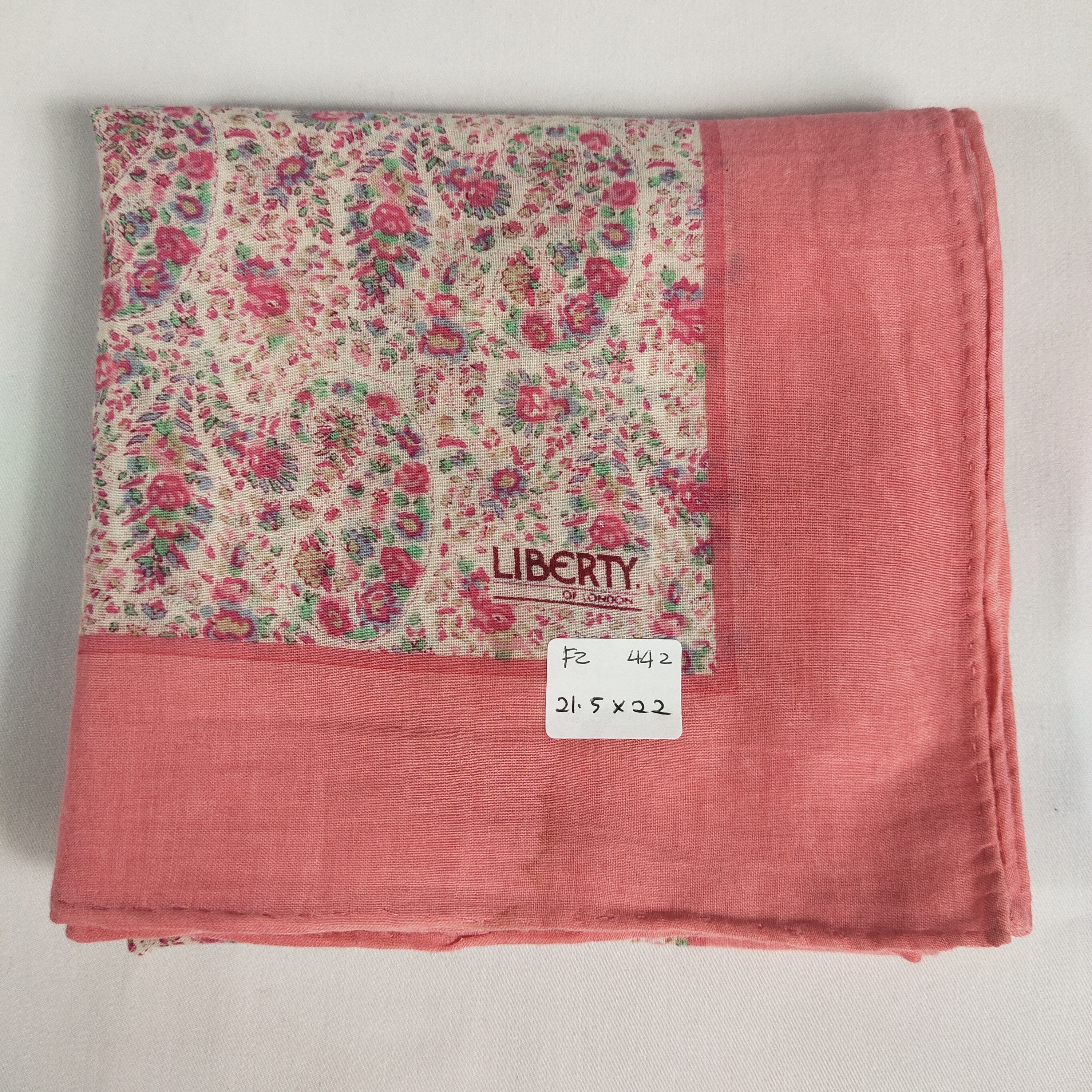 Liberty × Vintage Liberty Handkerchief / Neckerchief / Bandana FZ442 Size ONE SIZE - 2 Thumbnail