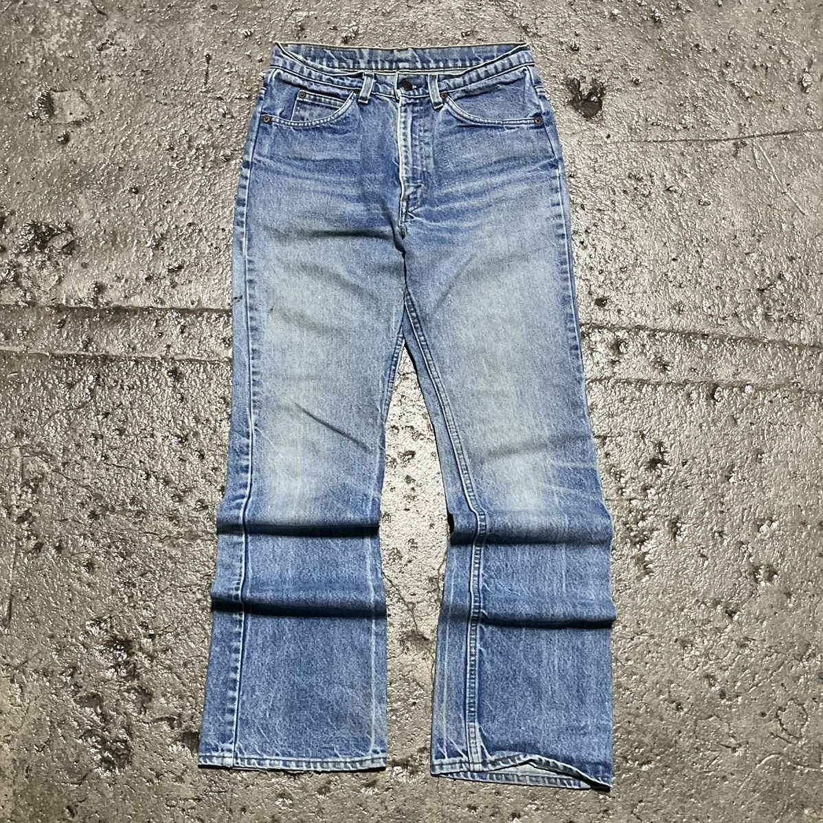 Crazy Vintage 80s Levi's 517 Orange Tab Faded Flare Jeans