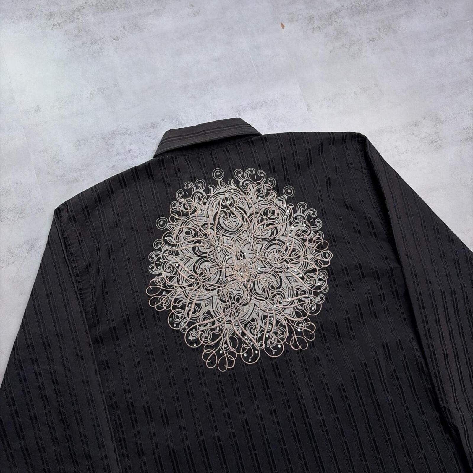Other Y2K Franky Max Grunge Gothic Embellished Long Sleeve Shirt Size M / US 6-8 / IT 42-44 - 4 Thumbnail
