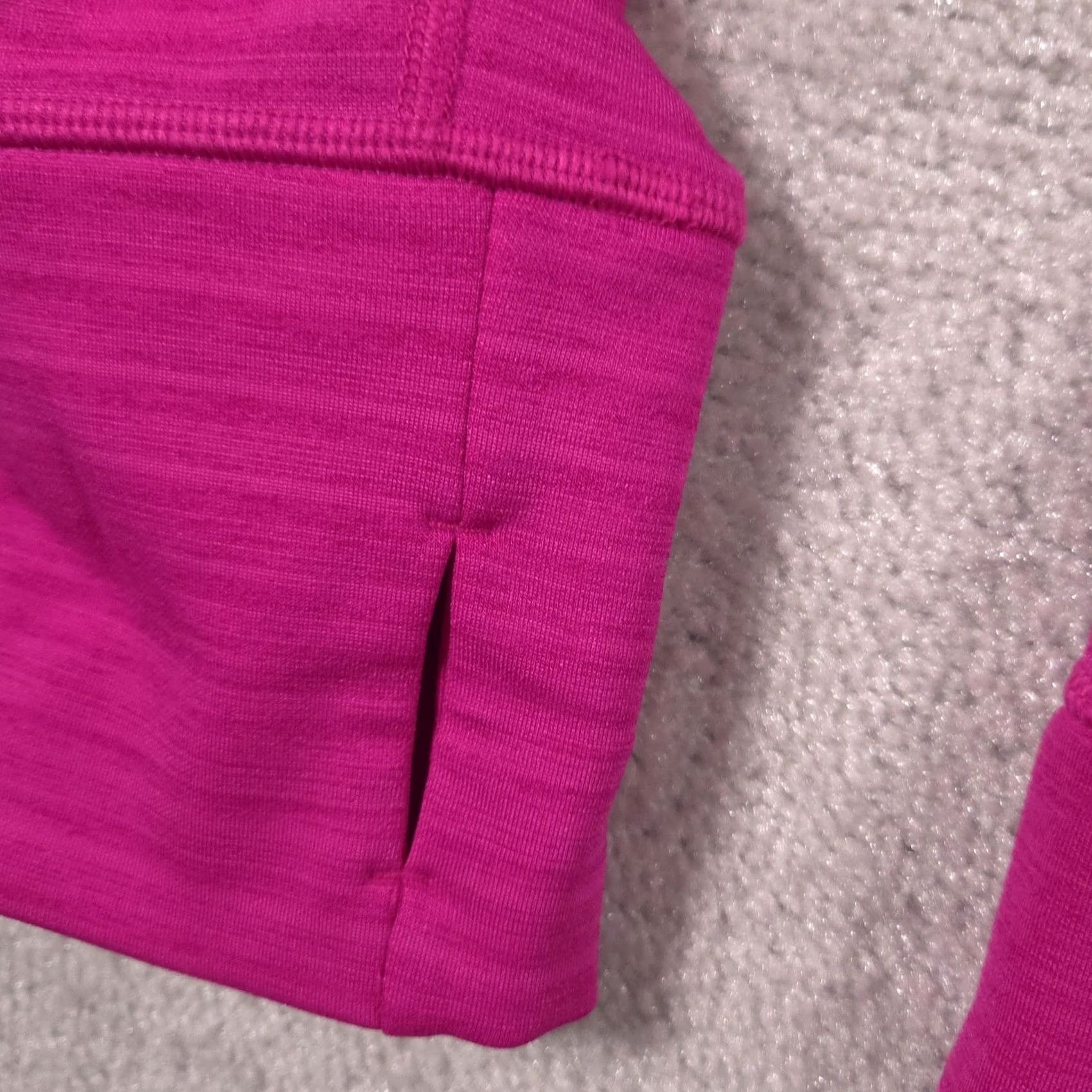 Fila Fila Sport Hoodie Womens XL Pink Fleece Full Zip Pockets Logo Lined Stretch Size XL / US 12-14 / IT 48-50 - 5 Thumbnail