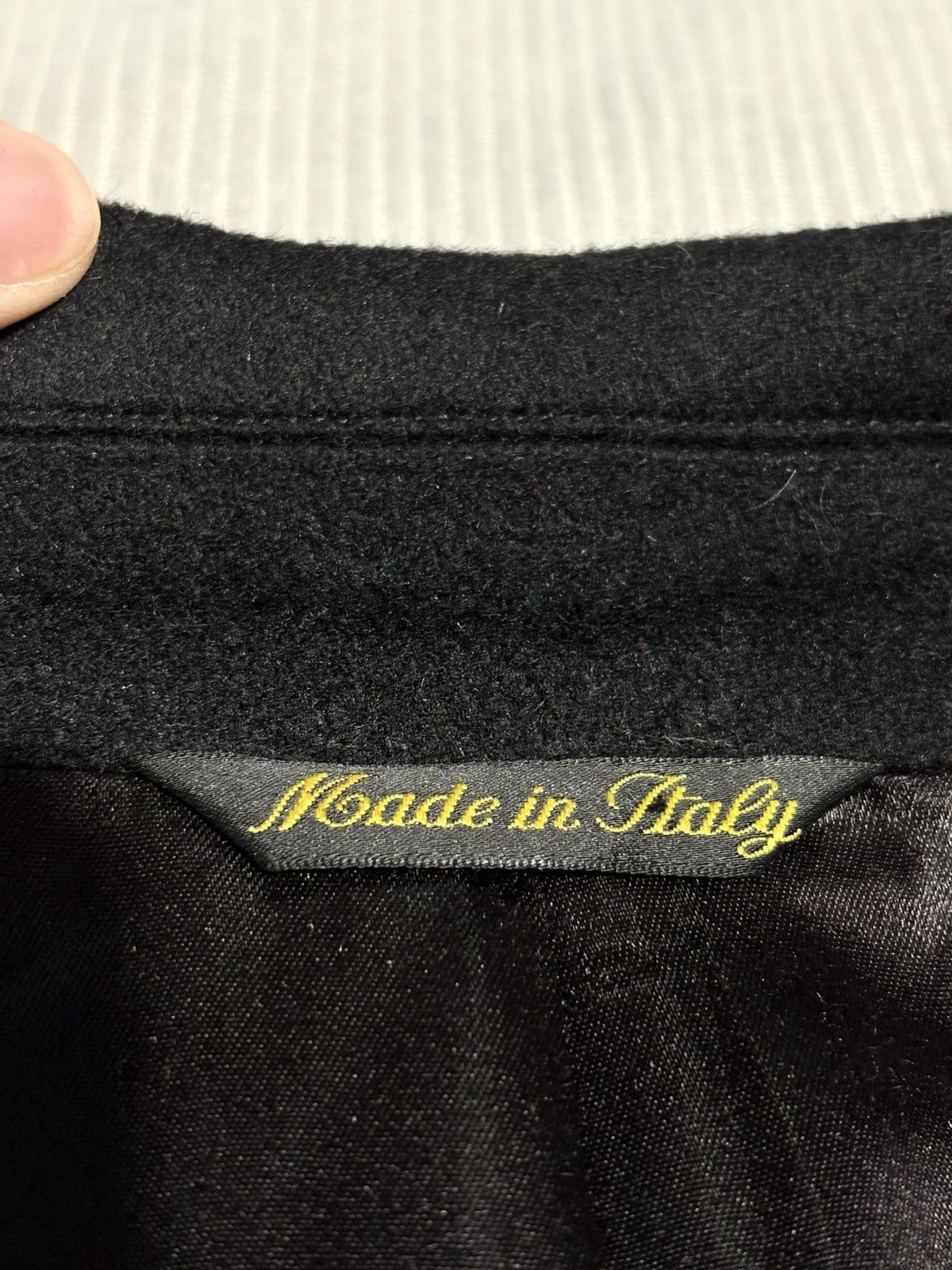 Loro Piana 1980s Mario Valente Cashmere Wool Overcoat Double Breasted Size US L / EU 52-54 / 3 - 7 Thumbnail