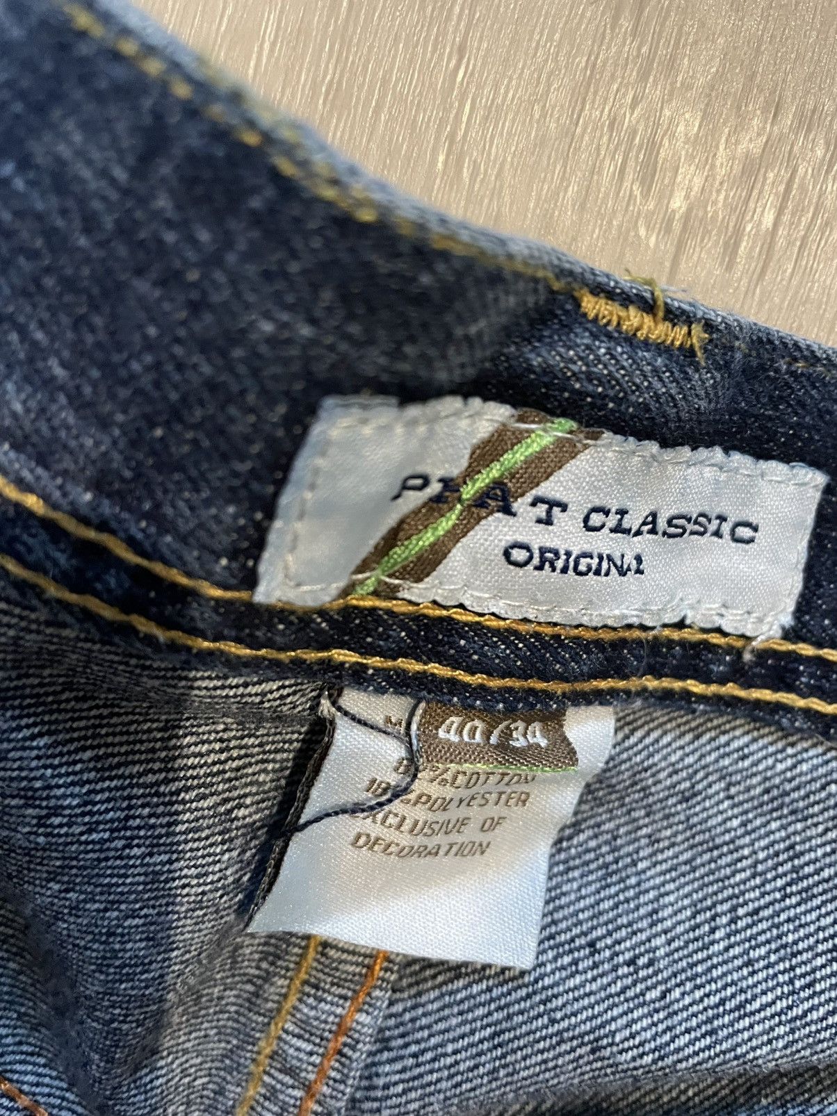 Phat Farm Vintage Phat Farm Embroidered Pocket Buckle Back Snap sz 40 Size US 40 / EU 56 - 7 Thumbnail