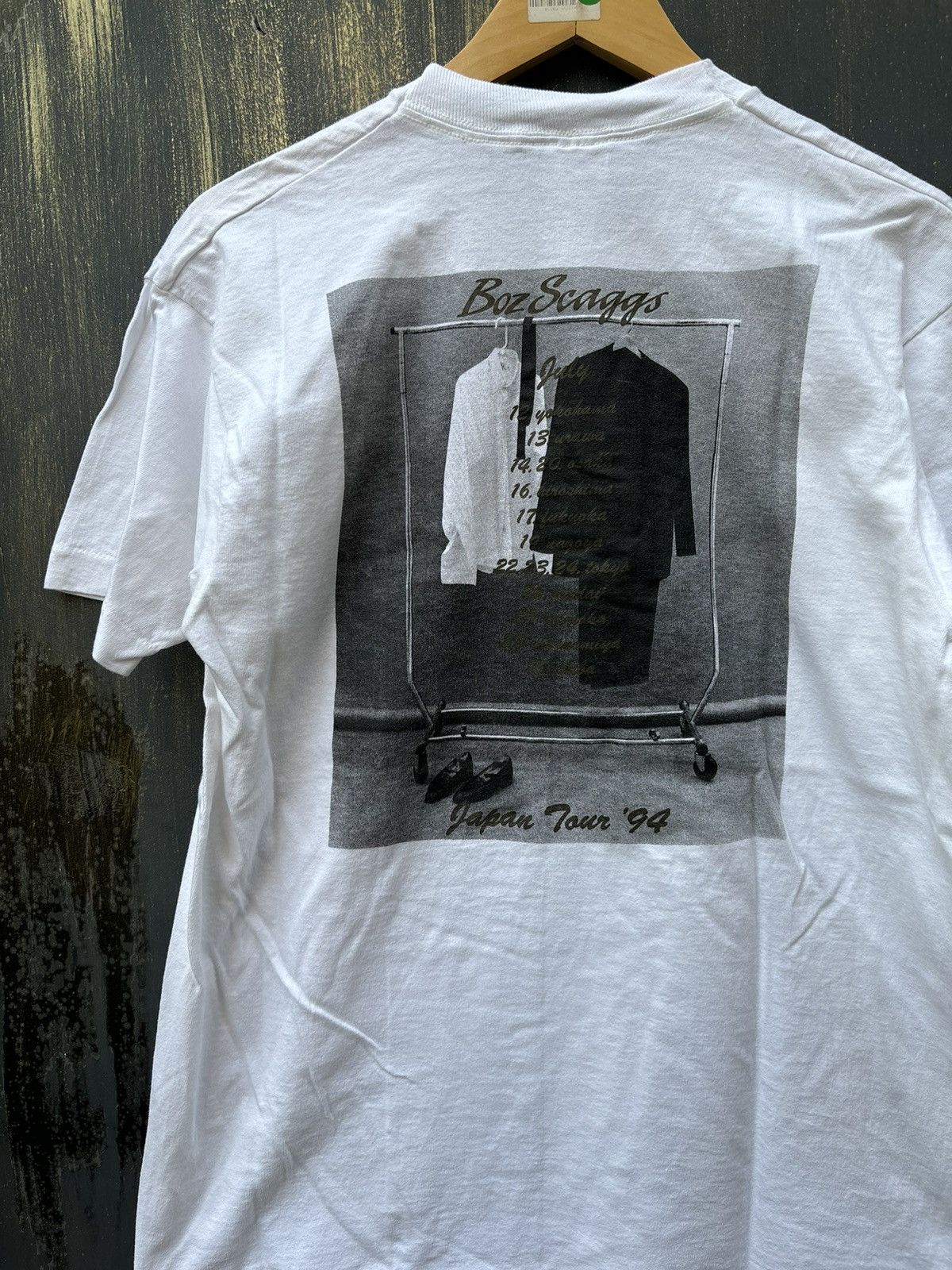Vintage RARE! Vintage 90’s Art Japan Tour 1994 Boz Scaggs Size US L / EU 52-54 / 3 - 3 Thumbnail