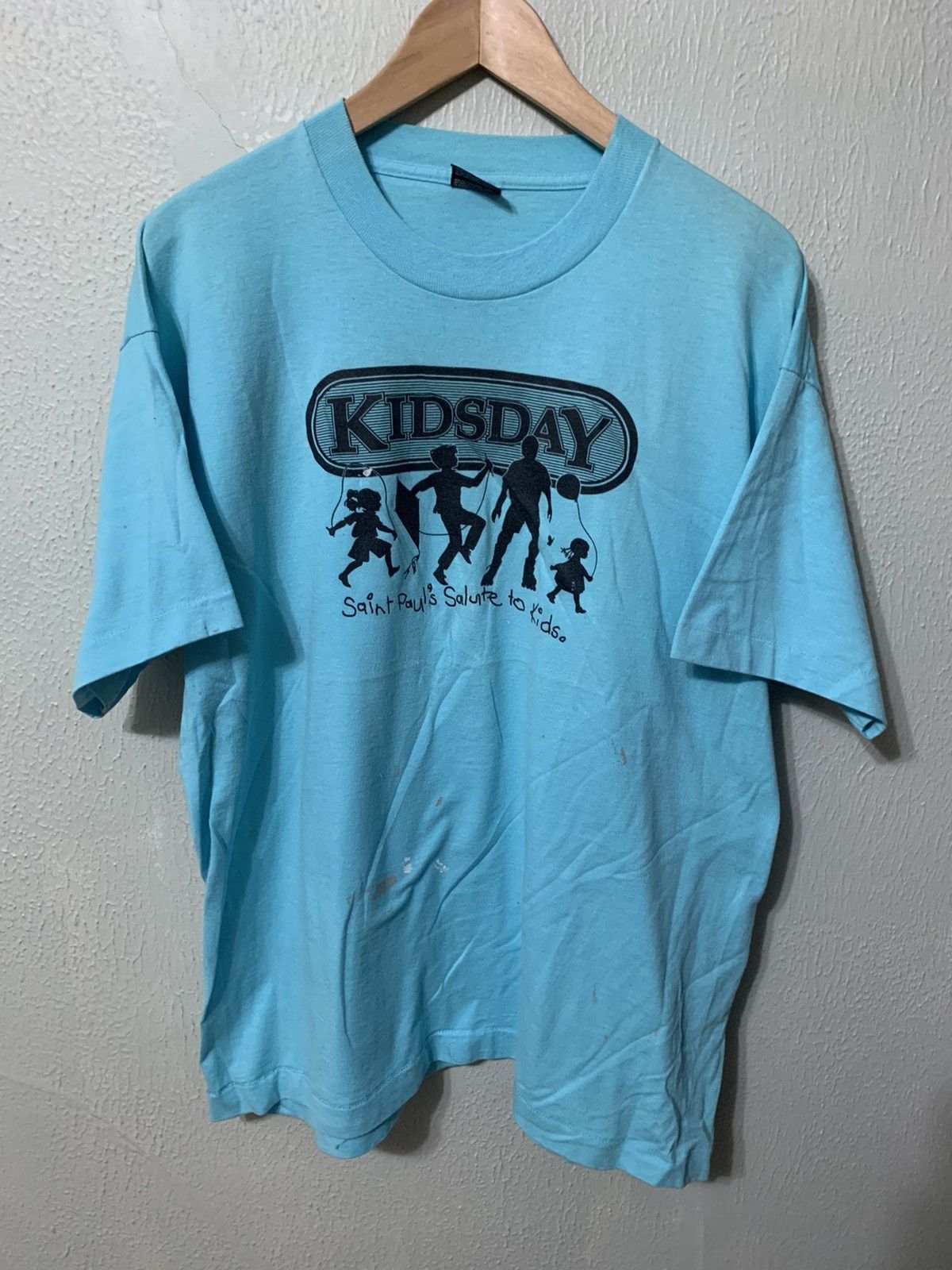 Vintage Vintage Saint Paul Kids Day Tee Size US XL / EU 56 / 4 - 1 Thumbnail