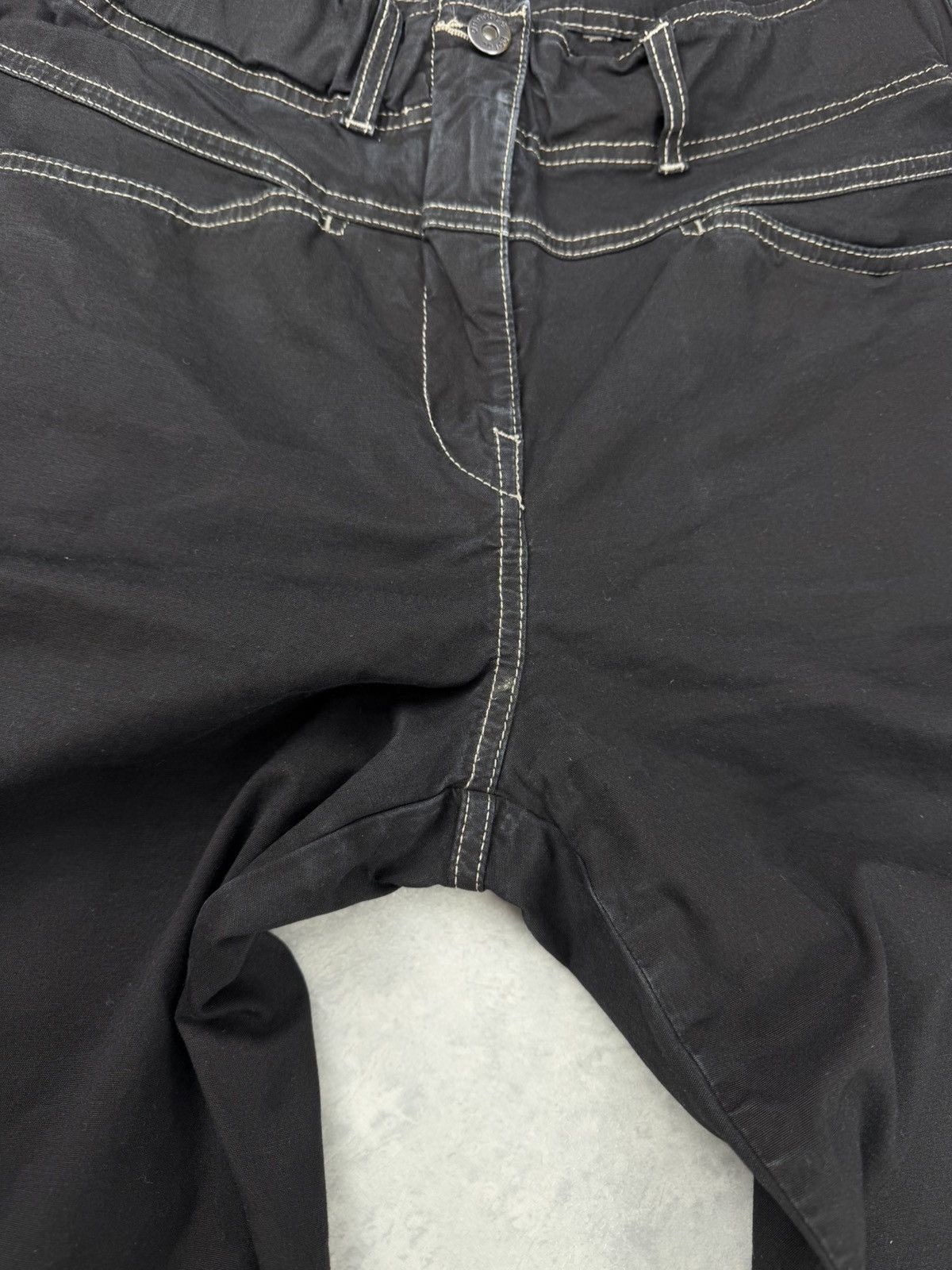 Annette Gortz Annette Gortz Cotton Black Trousers Pants Size 38 Size 26" / US 2 / IT 38 - 9 Thumbnail