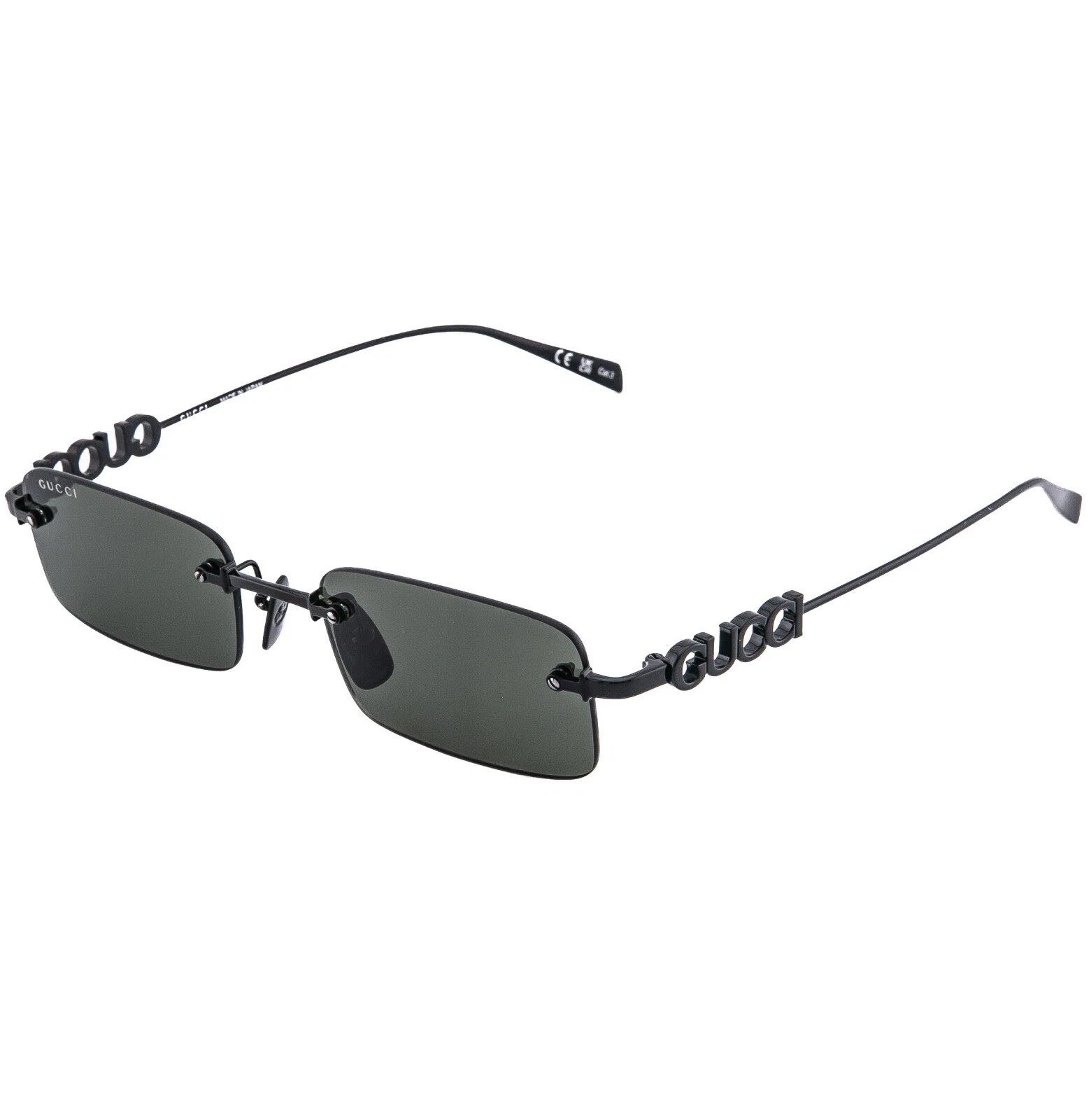 Gucci GUCCI 1808 Black Narrow Square GG1808S Sunglasses 001 Size ONE SIZE - 4 Thumbnail