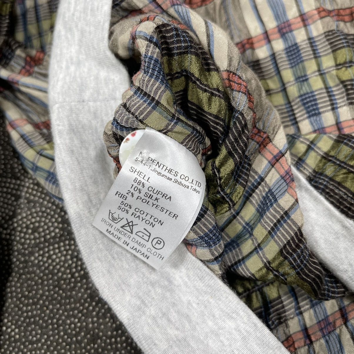 Needles × Nepenthes Needles Wrinkle Pleat Check Flannel Cardigan Size US M / EU 48-50 / 2 - 8 Thumbnail