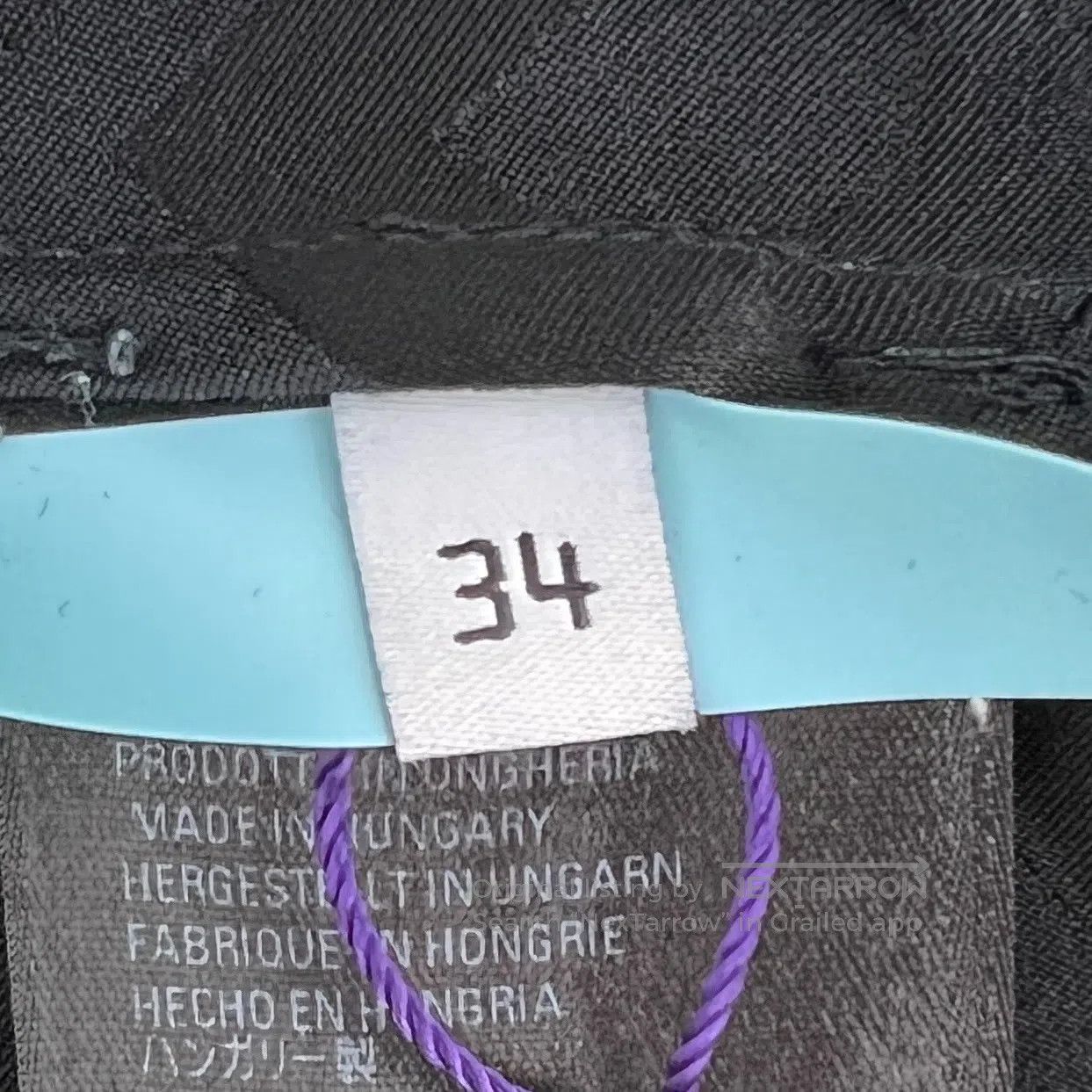 Balenciaga Balenciaga Black Logo Letter Subtle Printed Casual Wide-Le Size US 34 / EU 50 - 7 Thumbnail