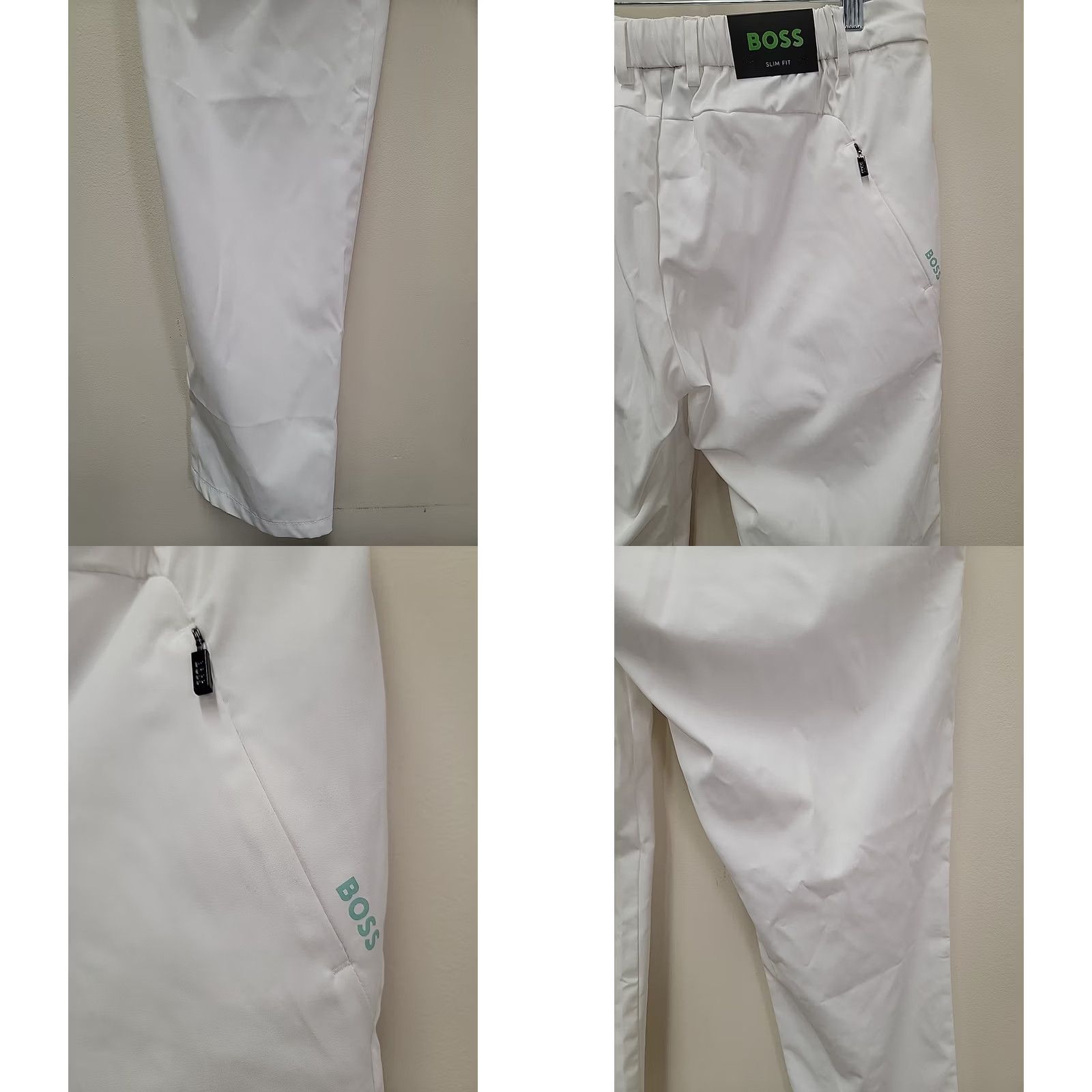 Vintage Hugo Boss Trousers Mens 34R White NWT T Spectre BMA 003 32in Classic Pants Size US 34 / EU 50 - 9 Thumbnail