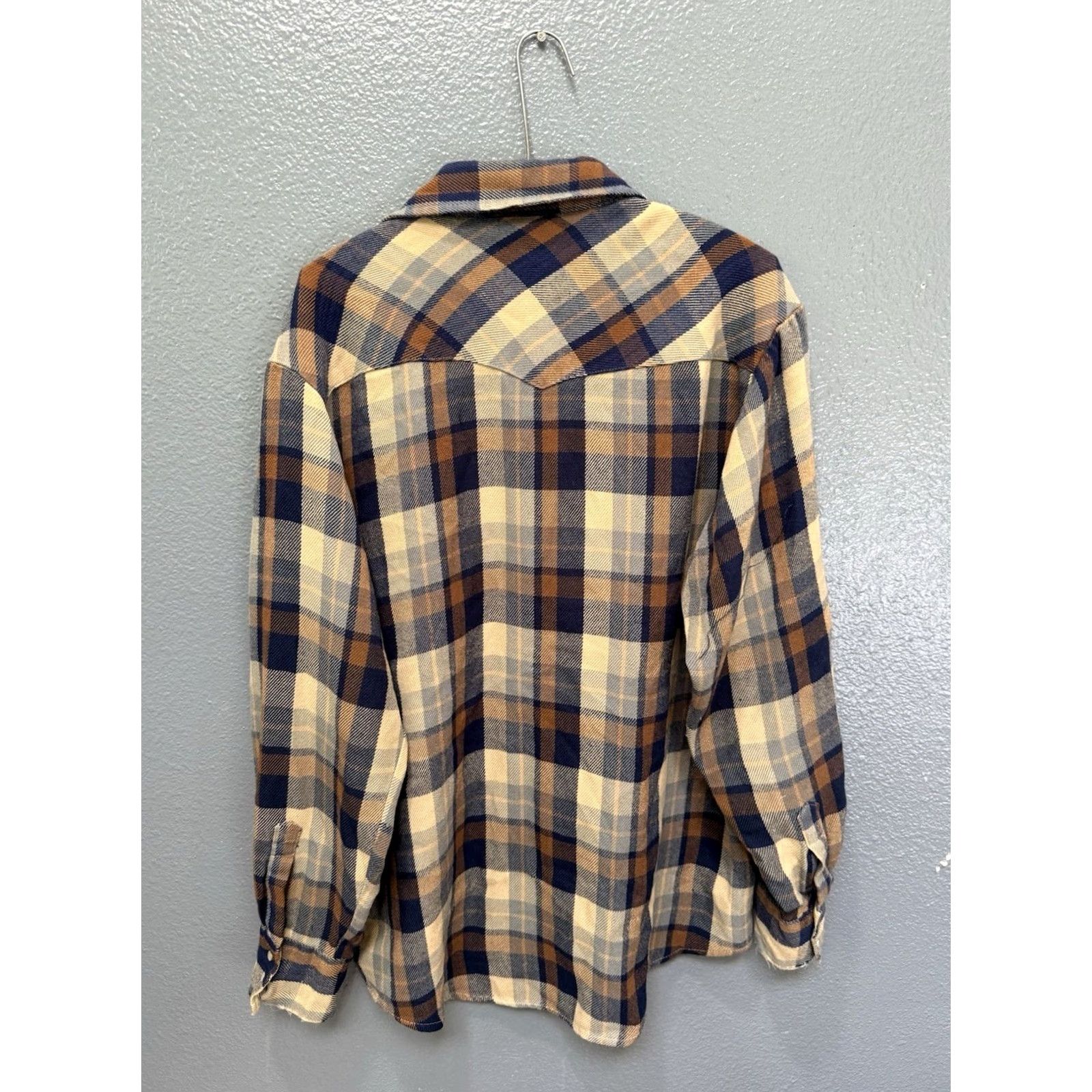Vintage VINTAGE Williams Bay Plaid Button-Up Flannel Shirt XL Men Brown 80s Size US XL / EU 56 / 4 - 4 Thumbnail