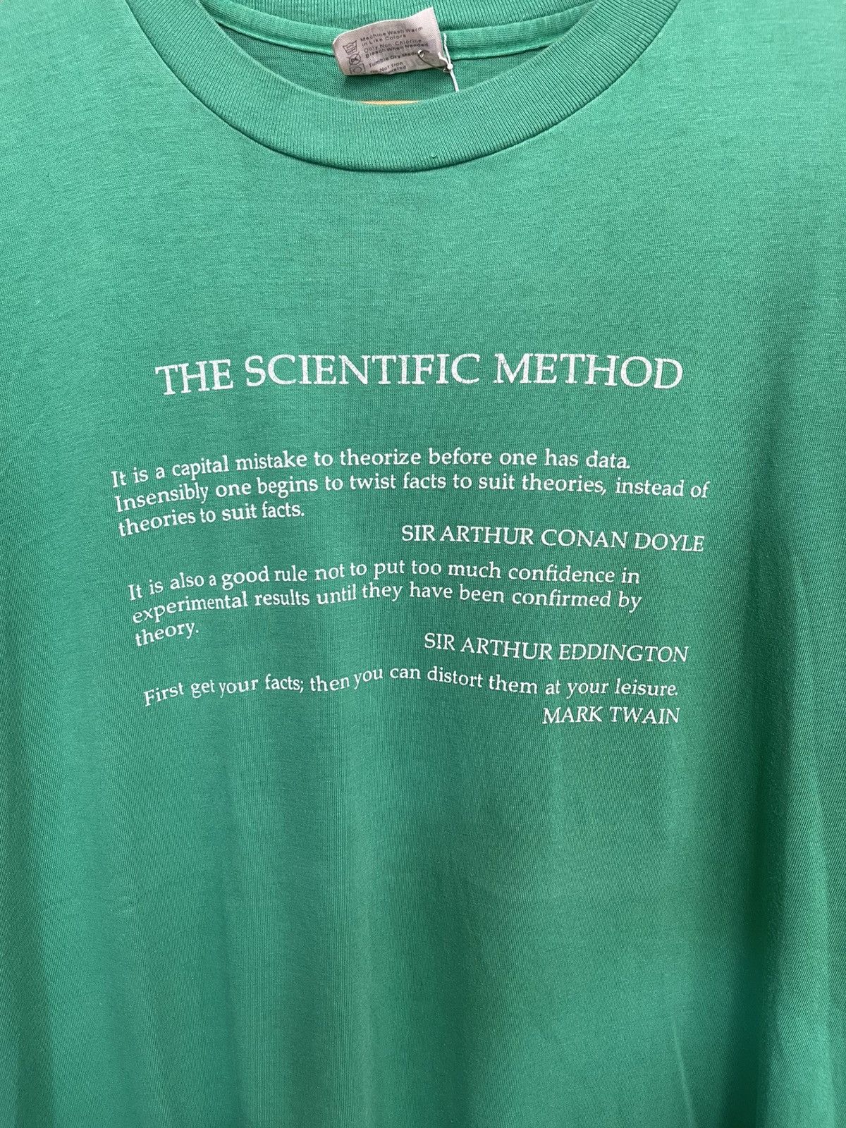 Arts & Science Vintage 80s The Scientific Method T Shirt XL Size US XL / EU 56 / 4 - 2 Thumbnail