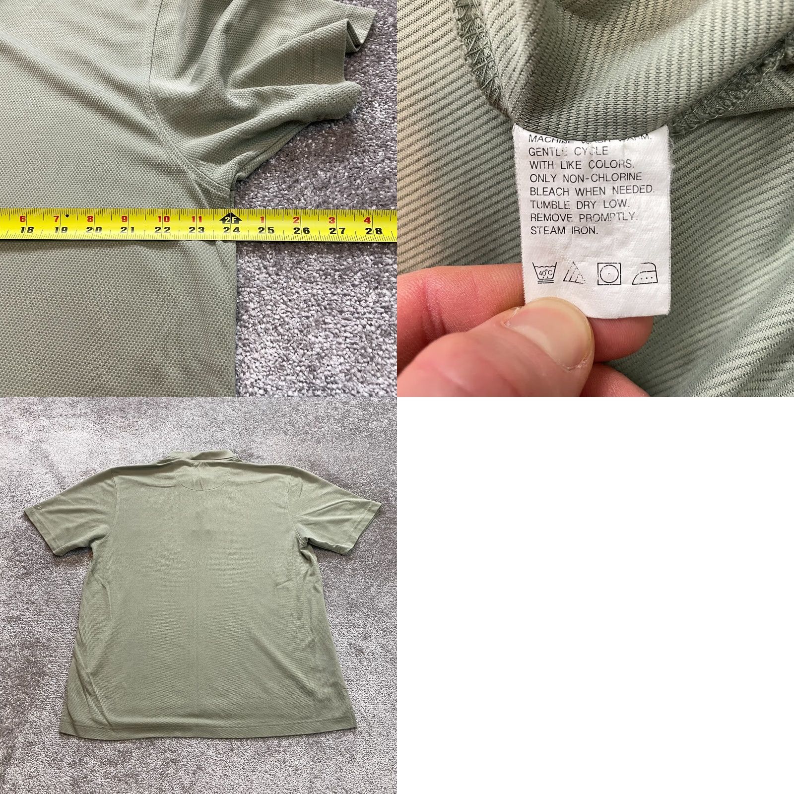Izod IZOD Polo Shirt Mens L Light Green Collared Golf Rayon Stretch Casual Shirt Size US L / EU 52-54 / 3 - 8 Thumbnail
