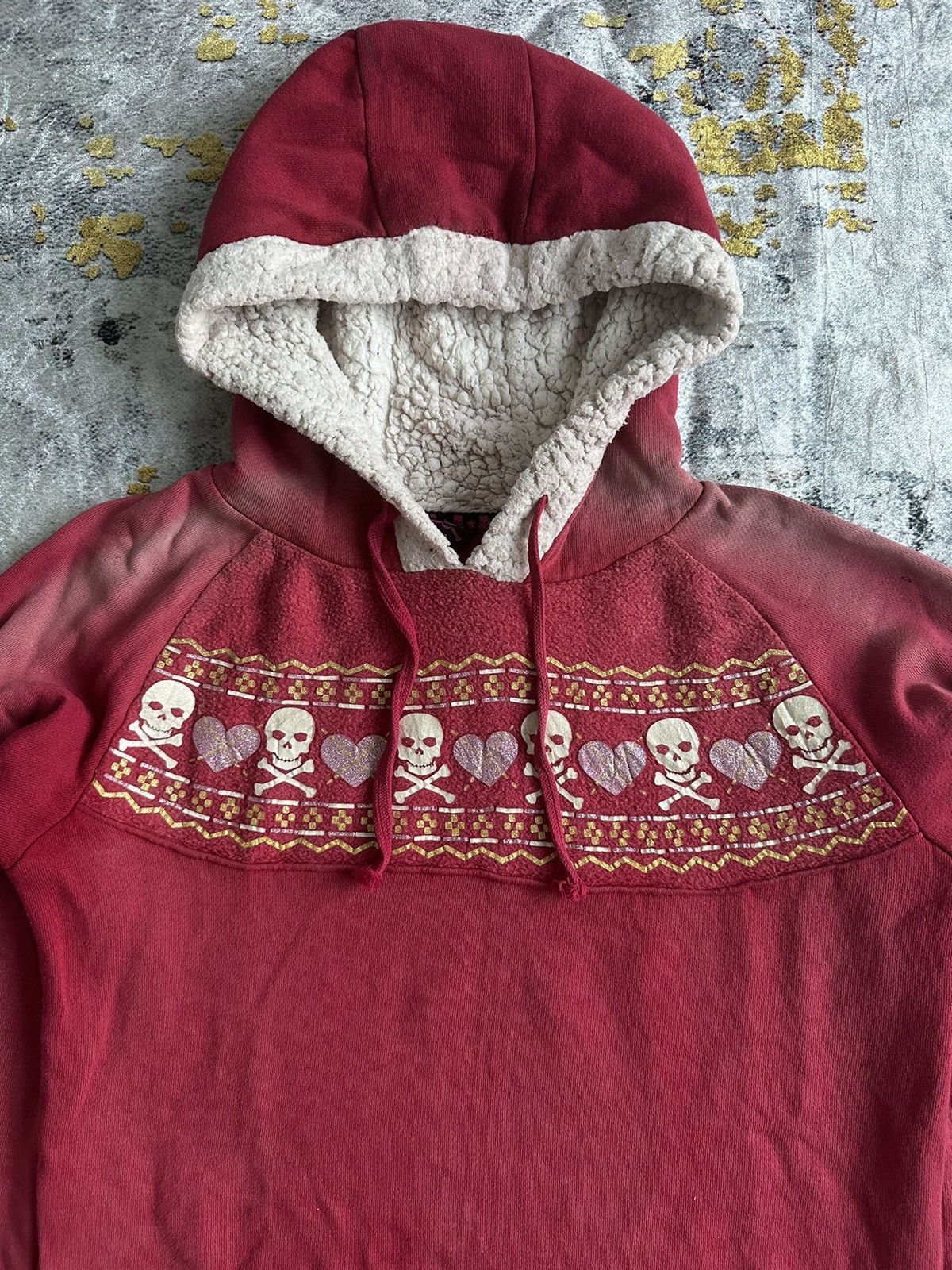 Seditionaries CRAZY TRASHED JAPAN SKULL IN LOVE HOODIE SEDITIONARIES STYLE Size US S / EU 44-46 / 1 - 2 Thumbnail