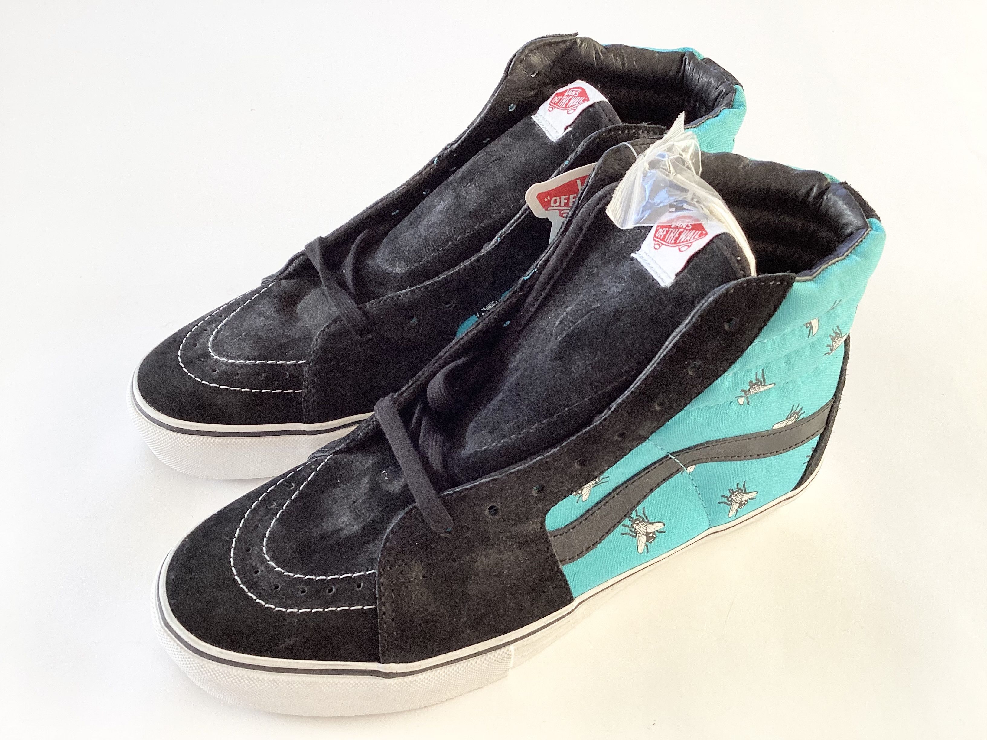 Vans (10.5)Supreme Vans Sk8-Hi Flies Blue 2011 Deadstock Size US 10.5 / EU 43-44 - 2 Thumbnail