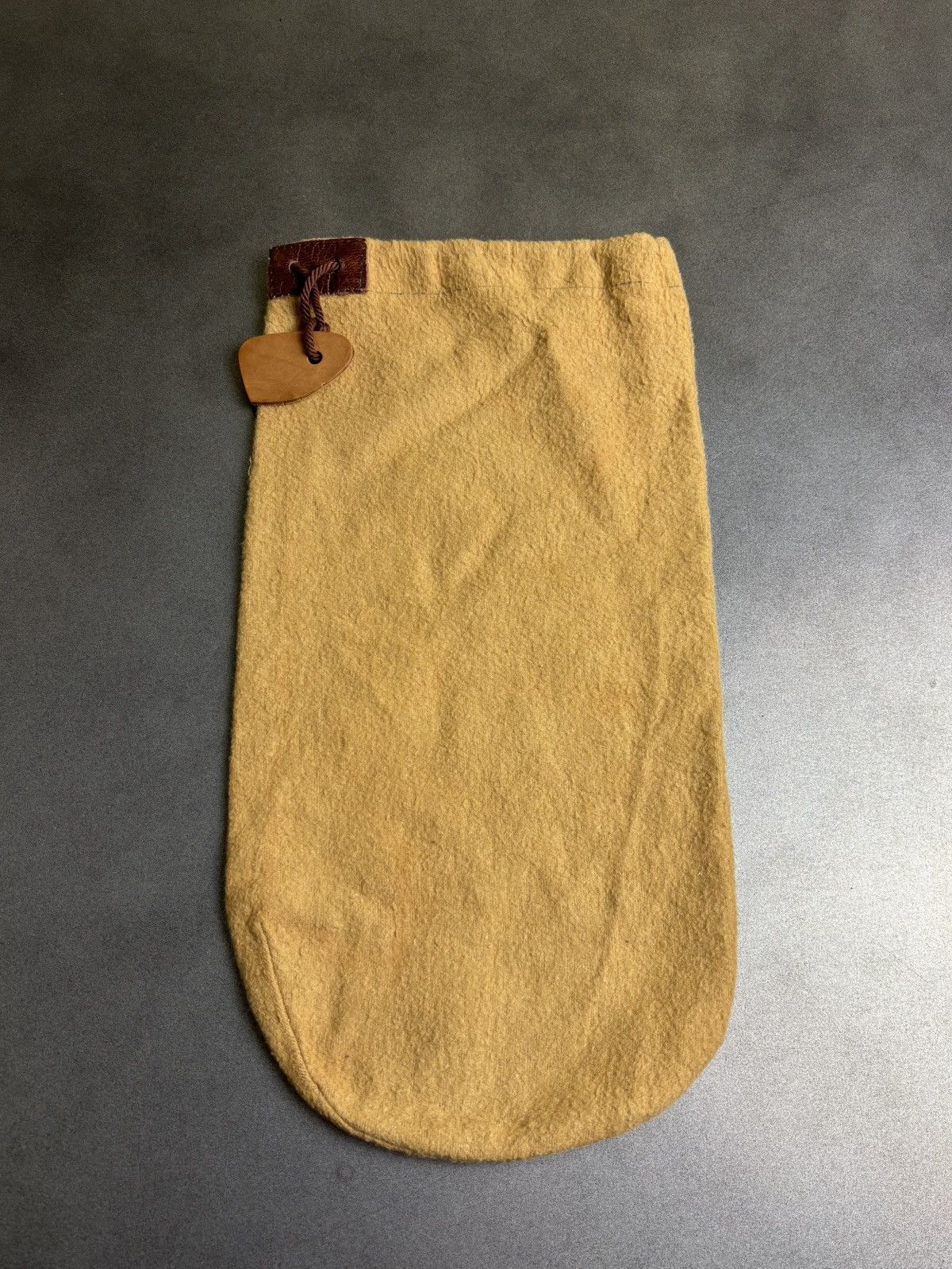 Gucci × Vintage 1970s Gucci Dust Bag 70s Vintage Gucci Bag Shoe Felt Soft Size ONE SIZE - 4 Thumbnail