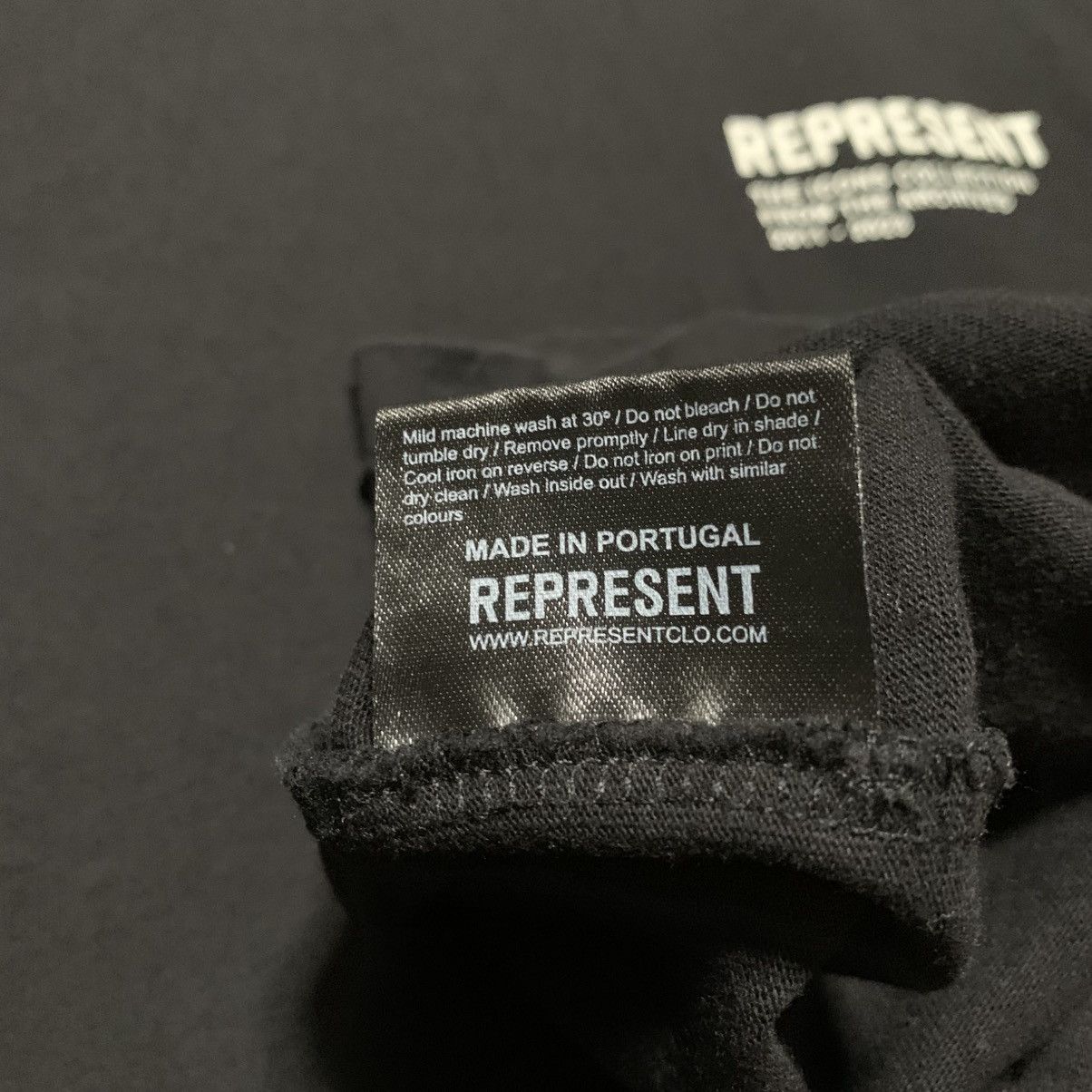 Represent Clo. Represent Medium Icons Collection Jet Black Tee Size US M / EU 48-50 / 2 - 8 Thumbnail