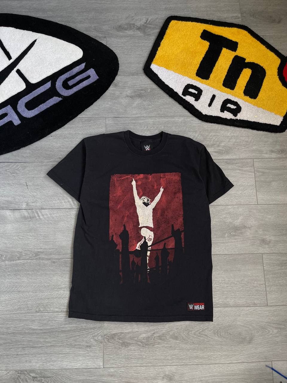 Vintage WWE wrestling Authentic Wear Tee Shirt Size US M / EU 48-50 / 2 - 2 Thumbnail